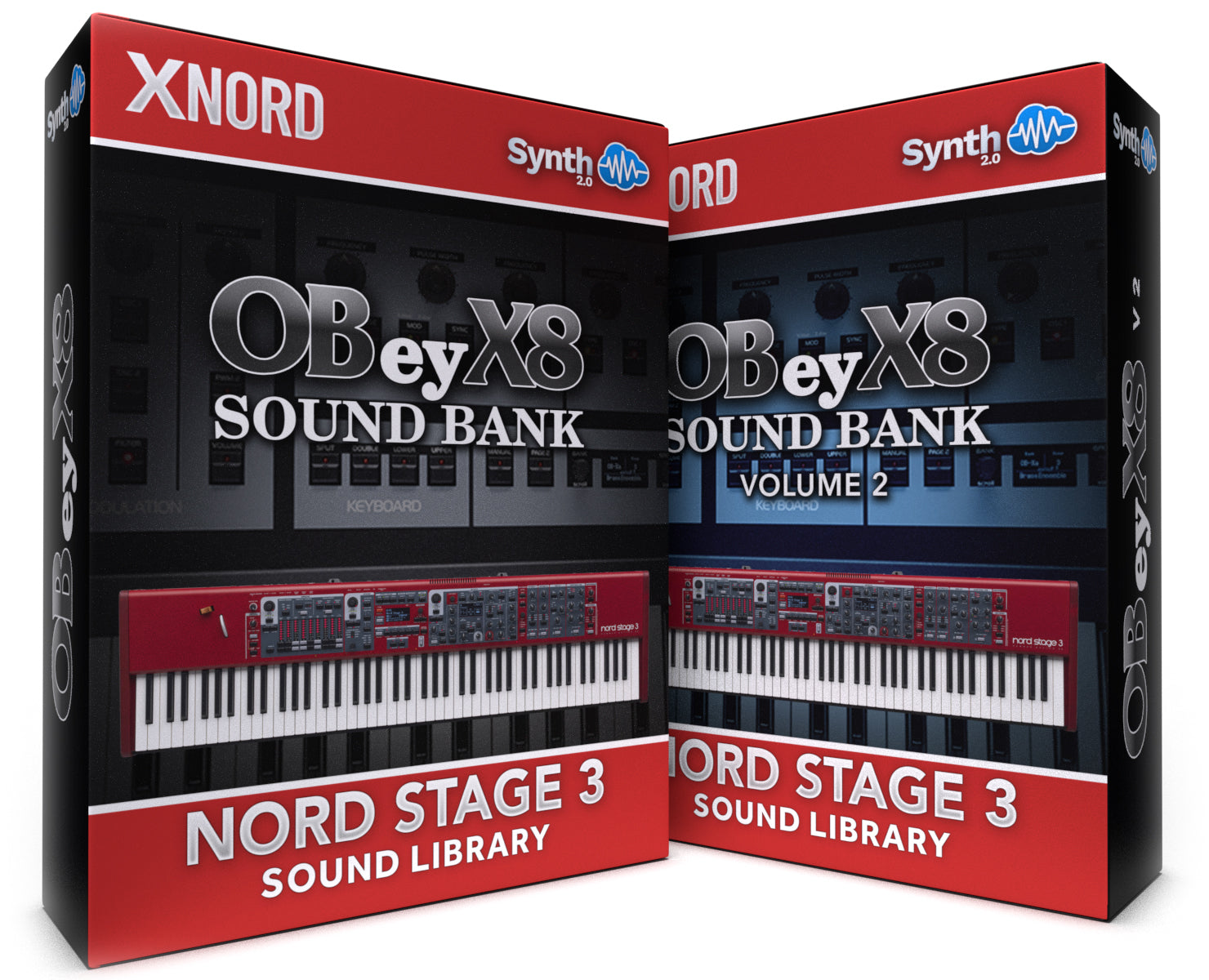 ASL048 - ( Bundle ) - OBey X8 Sound Bank V1 + V2 - Nord Stage 3