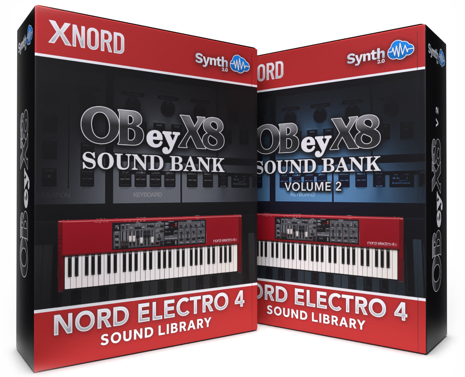 ASL048 - ( Bundle ) - OBey X8 Sound Bank V1 + V2 - Nord Electro 4