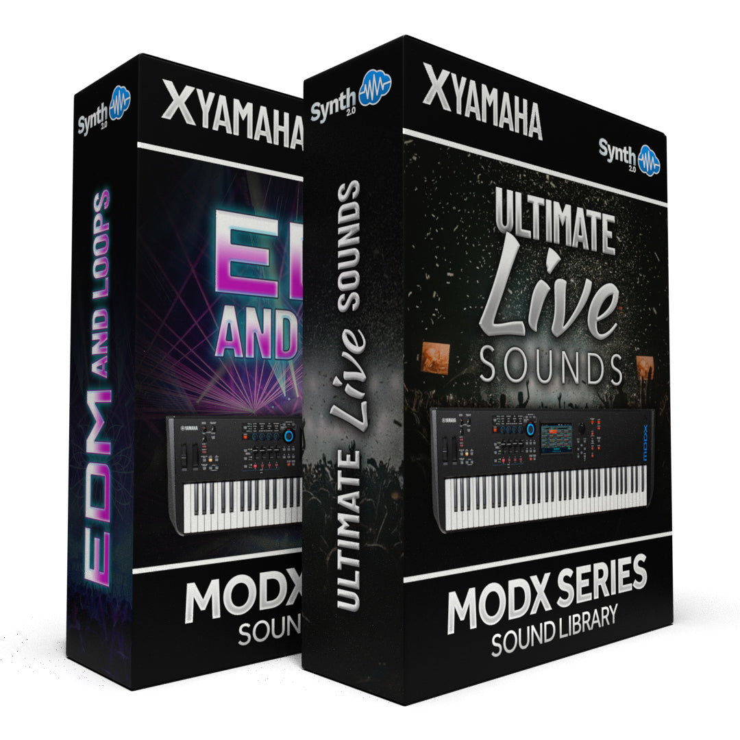 SCL174 - ( Bundle ) - EDM & Loops + Ultimate Live Sounds - Yamaha MODX / MODX+