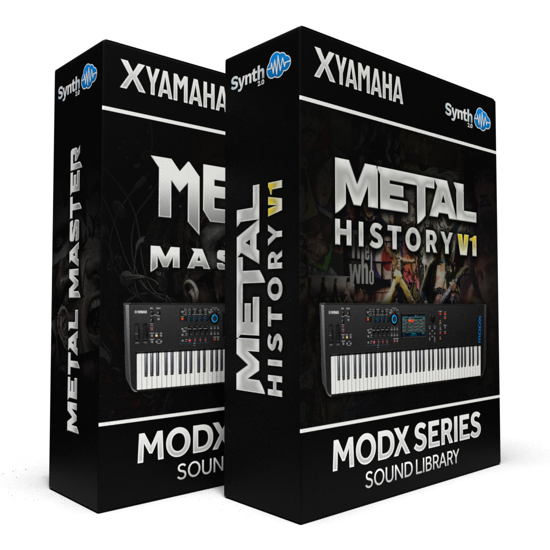 SCL229 - ( Bundle ) - Metal Master + Metal History - Yamaha MODX / MODX+