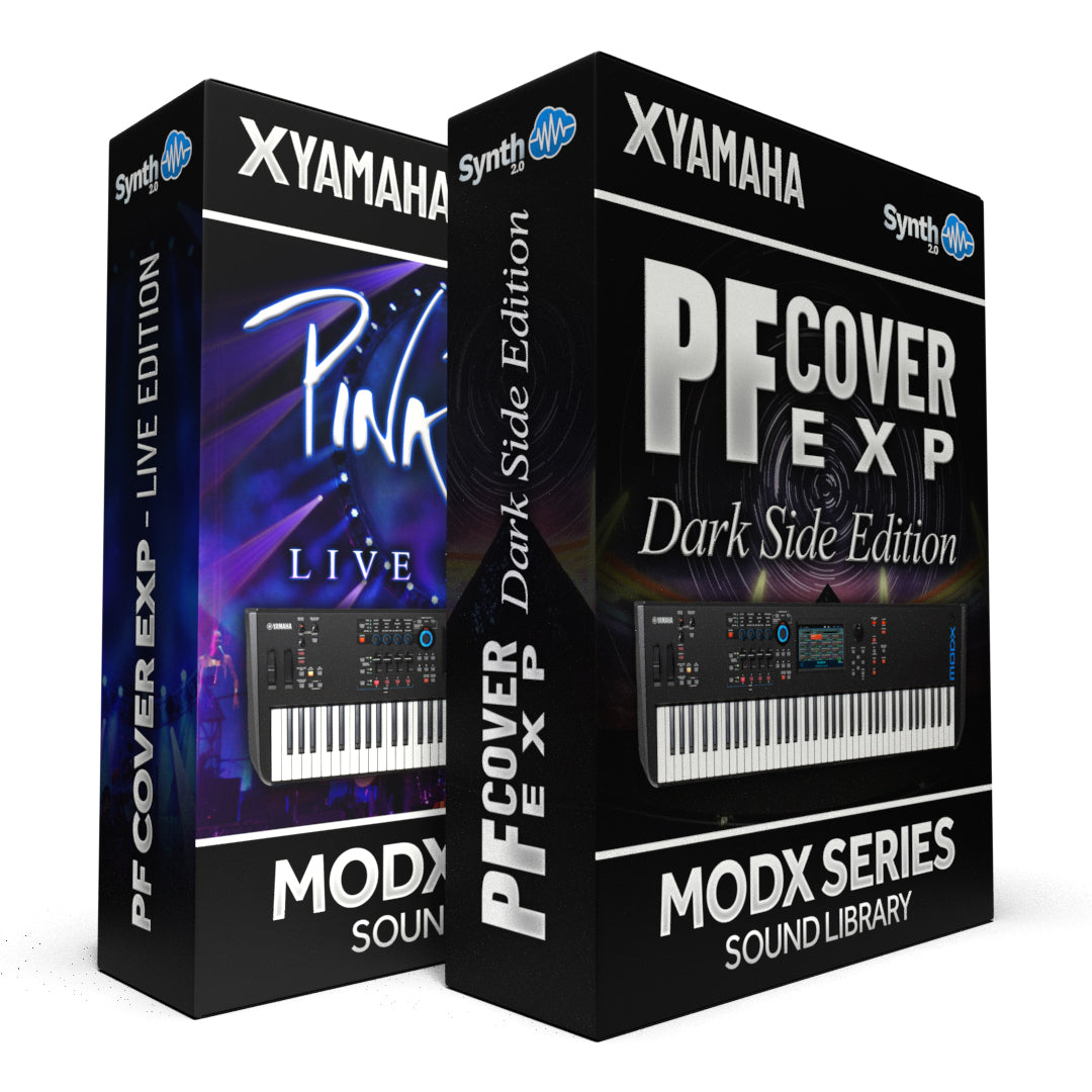 FPL052 - ( Bundle ) - PF Cover EXP Live Edition + PF Cover EXP Dark Side Edition - Yamaha MODX / +