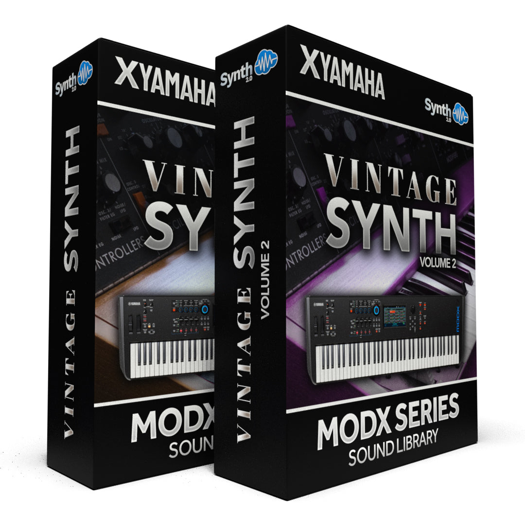 FPL066 - ( Bundle ) - Vintage Synth V1 + V2 - Yamaha MODX / PLUS