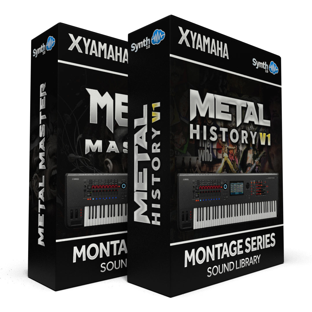 SCL229 - ( Bundle ) - Metal Master + Metal History - Yamaha MONTAGE / M