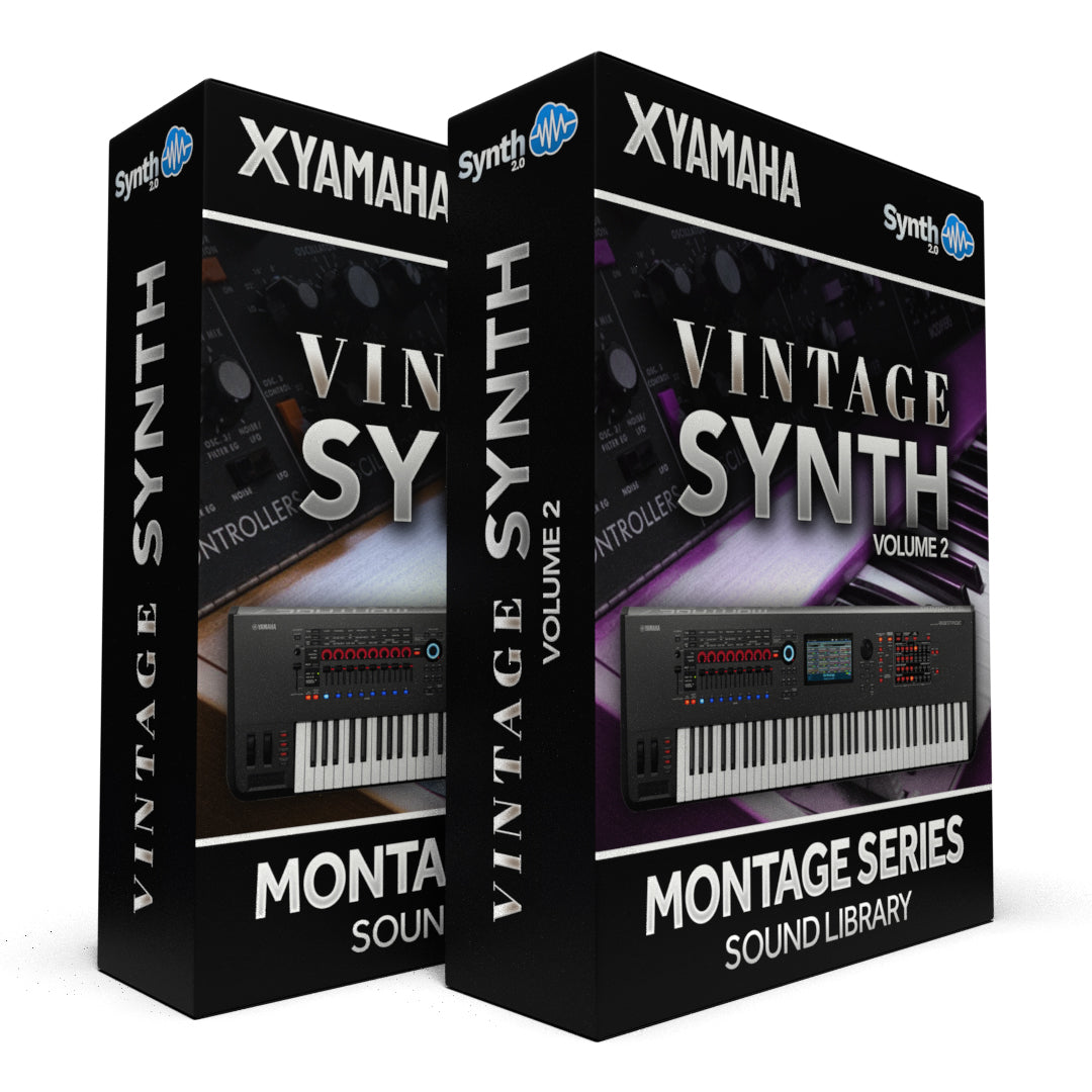 FPL066 - ( Bundle ) - Vintage Synth V1 + V2 - Yamaha MONTAGE / M