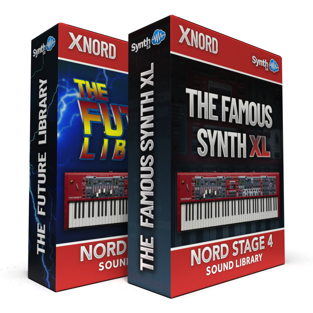 SLL028 - ( Bundle ) - The Future Library + The Famous Synth XL - Nord Stage 4