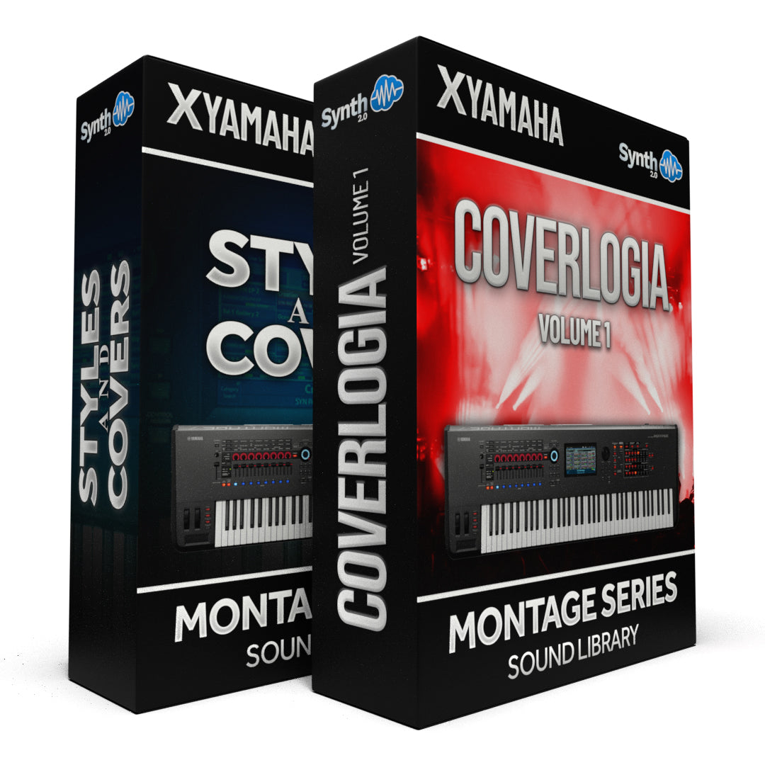 FPL048 - ( Bundle ) - Styles and Covers + Coverlogia Vol.1 - Yamaha MONTAGE / M