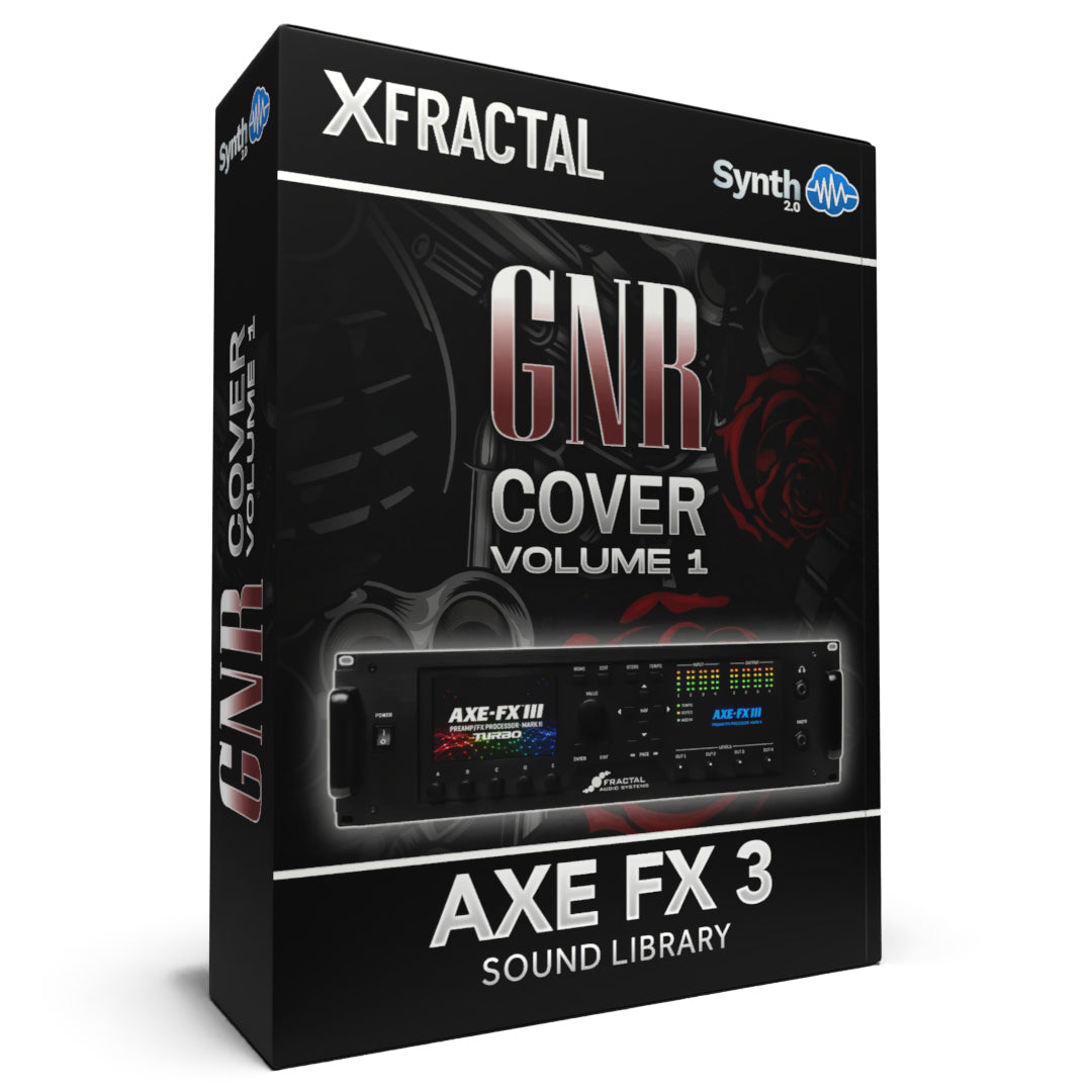 FRT008 - GNR Guns N' Roses Cover V1 - Fractal Axe-Fx III ( 56 scenes )