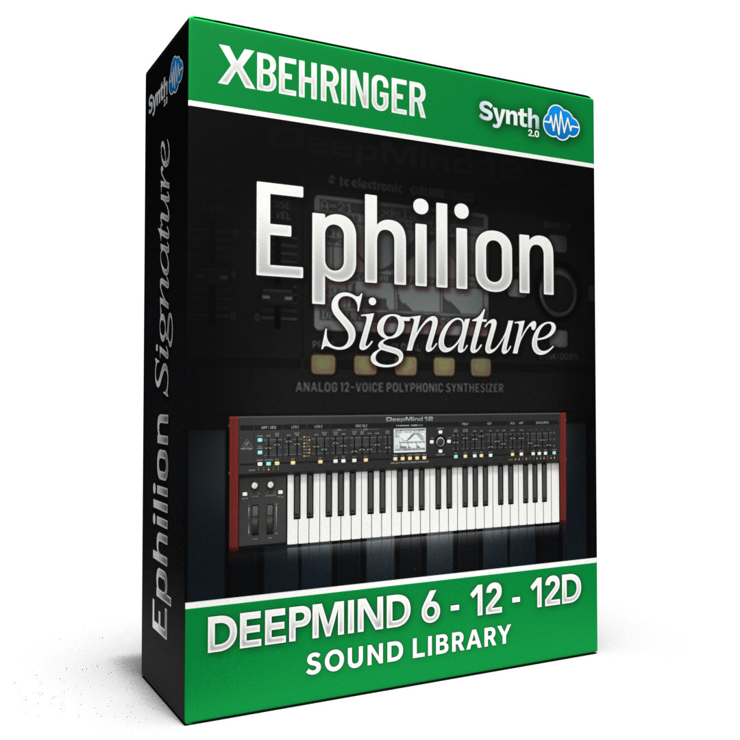 OTL001 - Ephilion Signature - Behringer Deepmind 6 / 12 / 12D ( 64 presets )