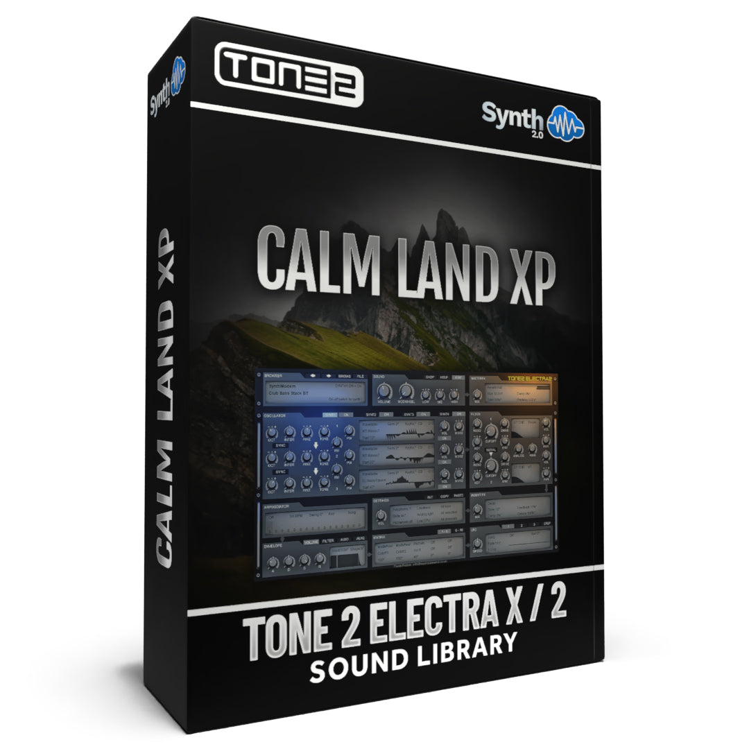 SSL018 - Calm Lands XP - Tone 2 Electra X / 2 ( 40 presets )