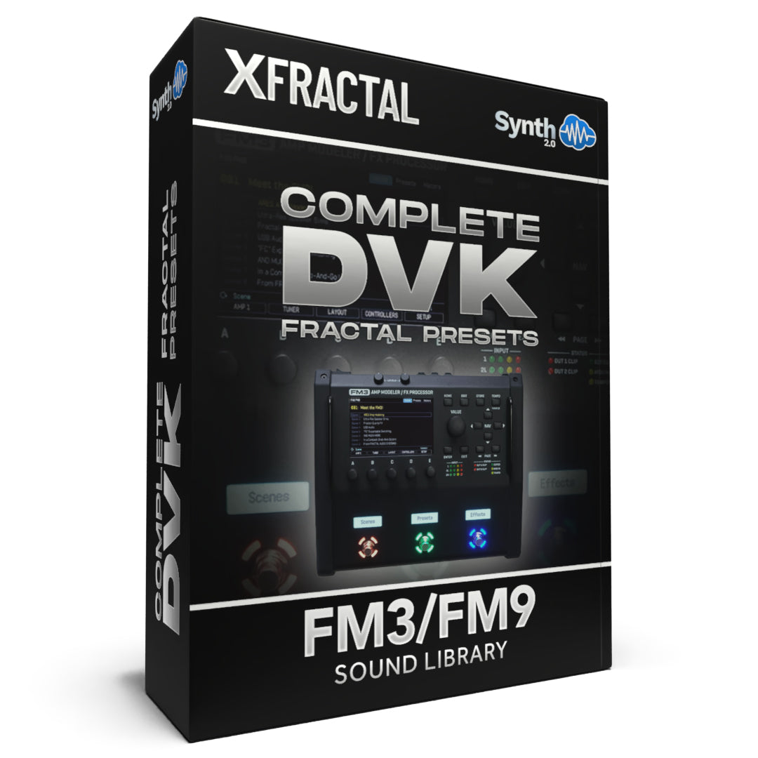 FRT009 - Complete DVK Fractal Presets - Fractal FM3 / FM9