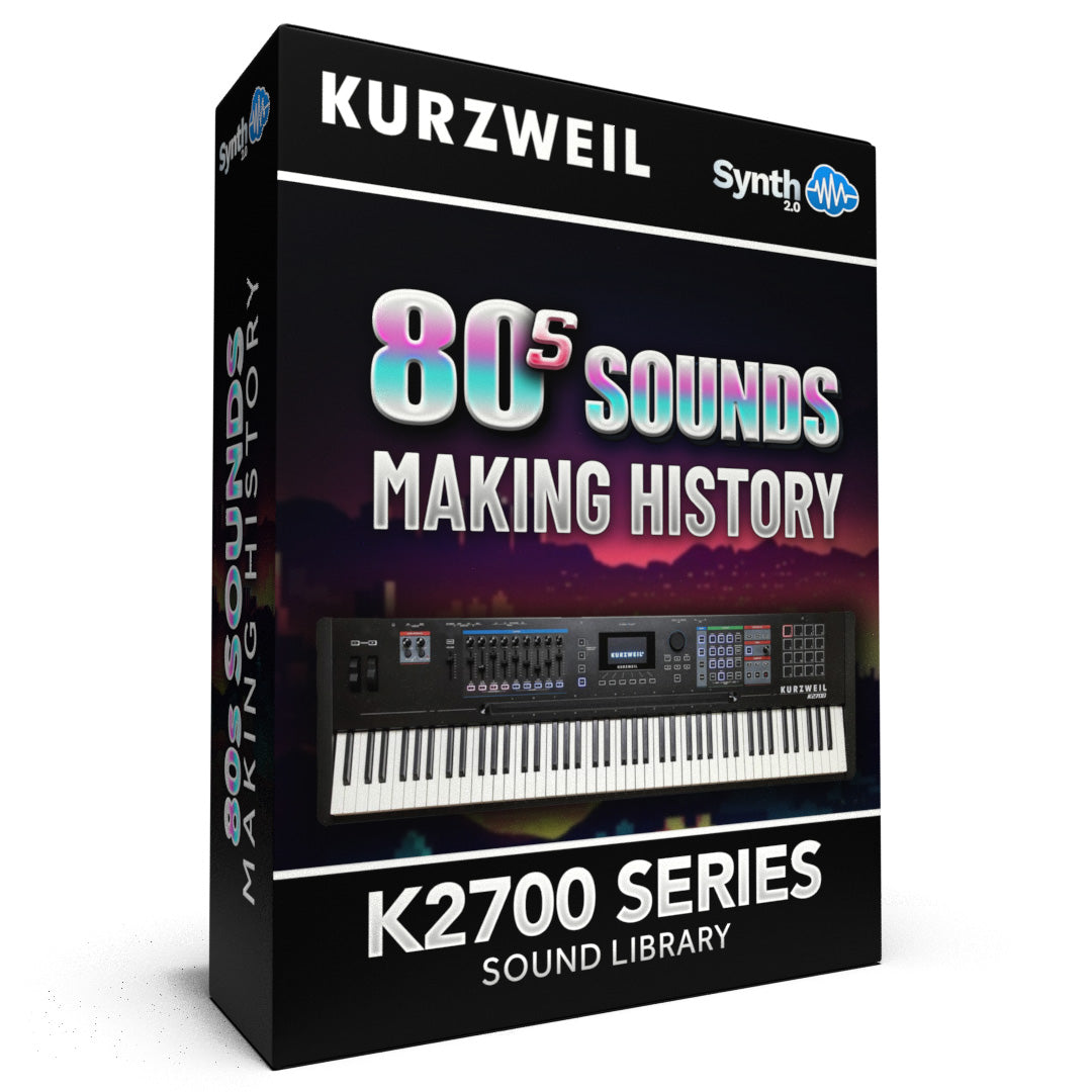 SCL232 - ( Bundle ) - 80s Sounds Making History + 26 Sounds - Making History Vol.1 - Kurzweil PC4