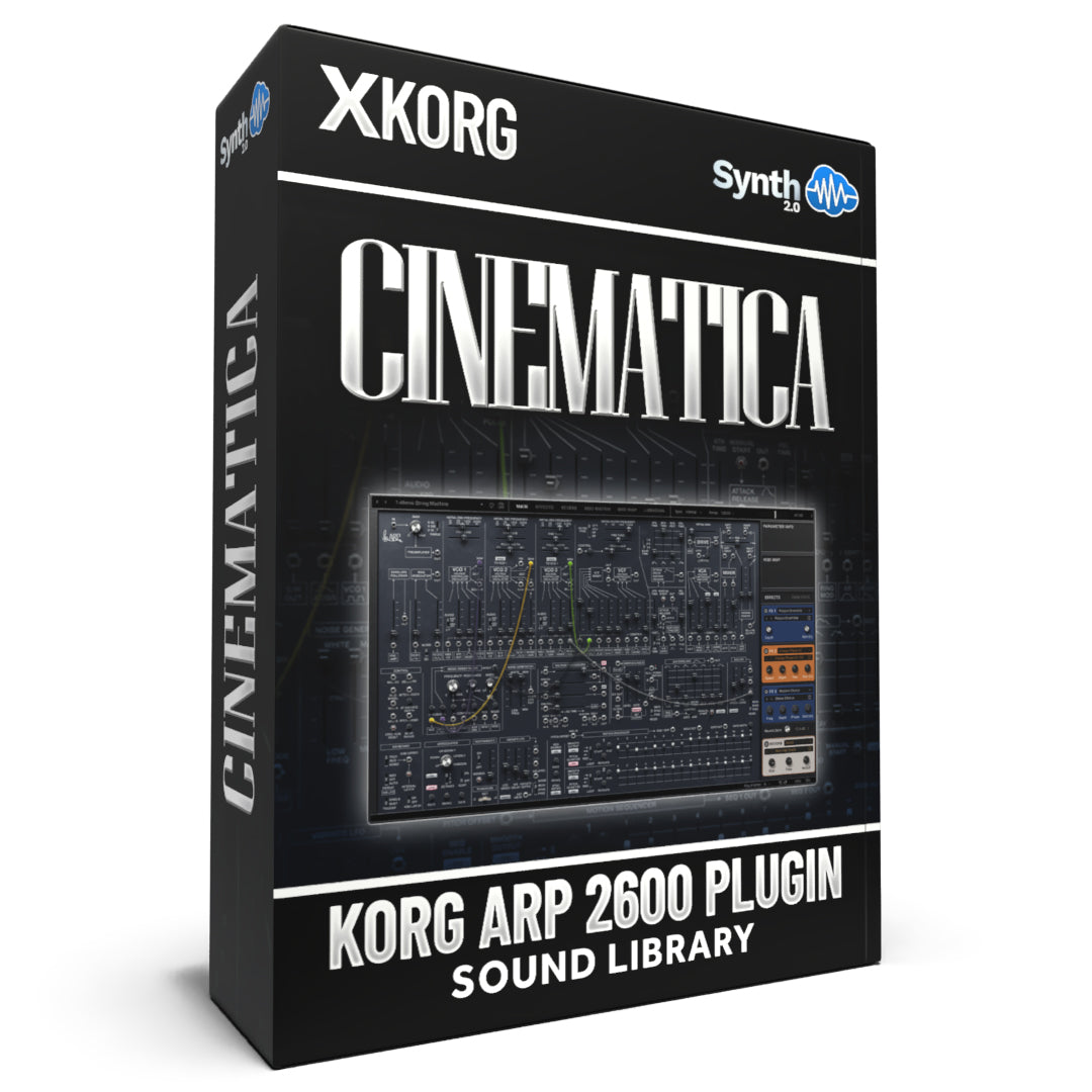 LFO002 - Cinematica - Korg Arp 2600 Plug-In ( 55 presets )