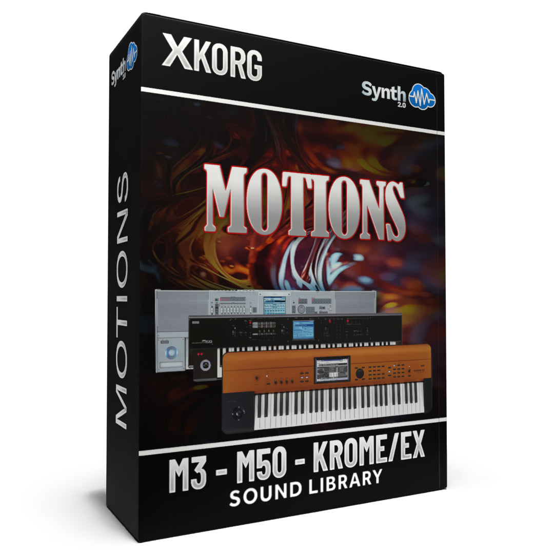 LFO083 - Motions - Korg M3 / M50 / Krome / EX ( 64 presets )