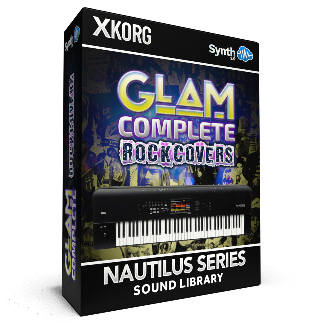 DRS019 - Glam - Complete Rock Covers - Korg Nautilus Series ( over 100 presets )