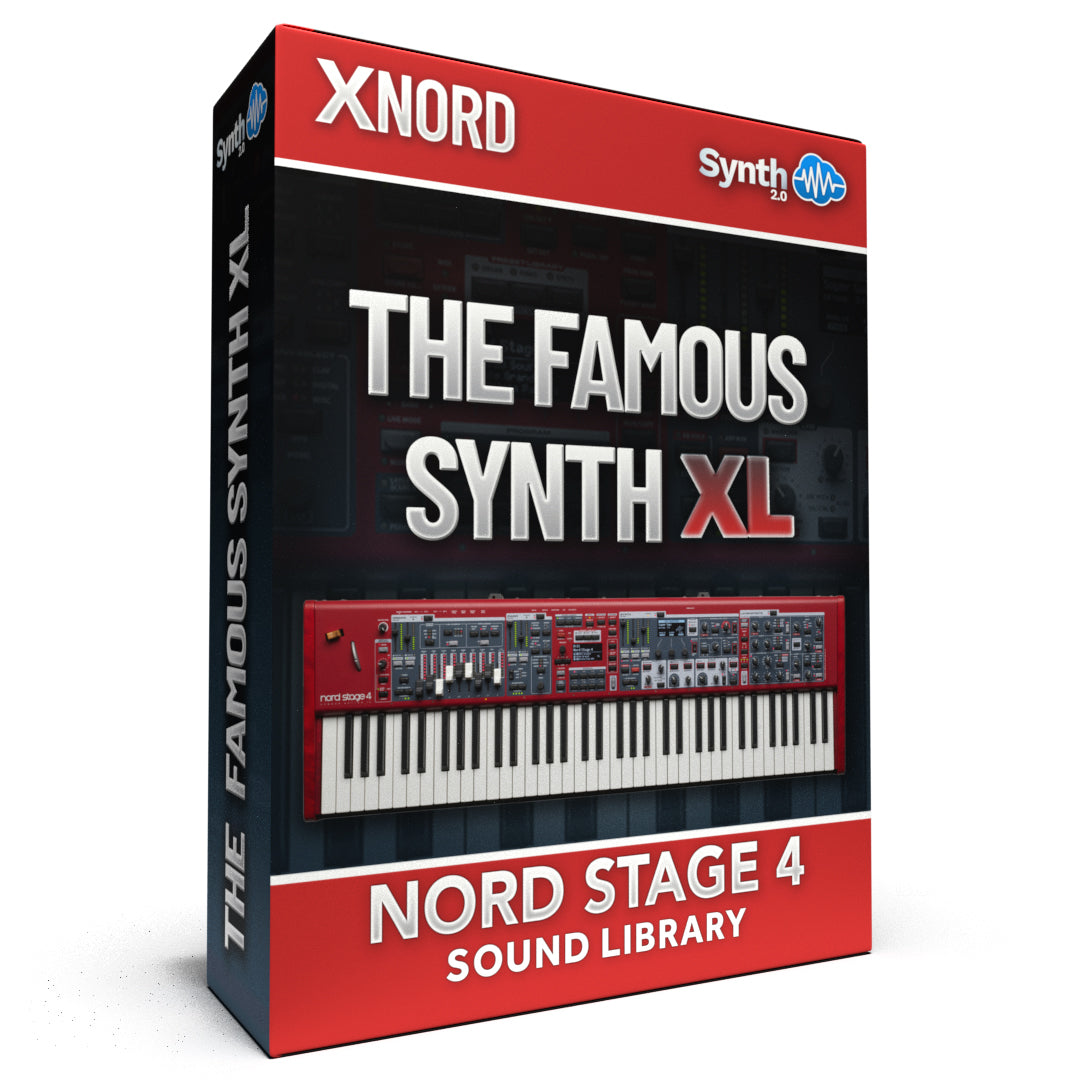 SLL025 - ( Bundle ) - The Famous Synth XL + The Famous Synth XL V2 - Nord Stage 4