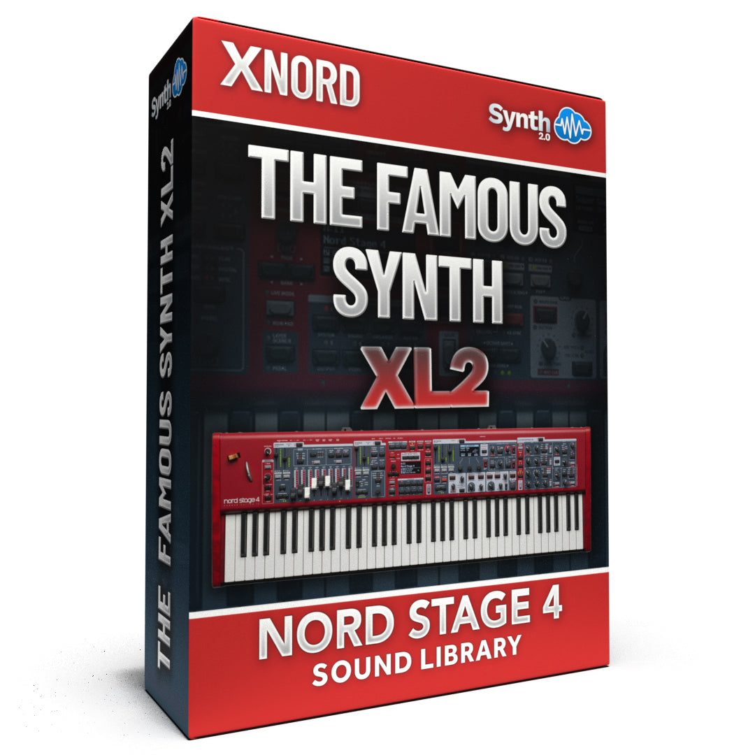 SLL025 - ( Bundle ) - The Famous Synth XL + The Famous Synth XL V2 - Nord Stage 4