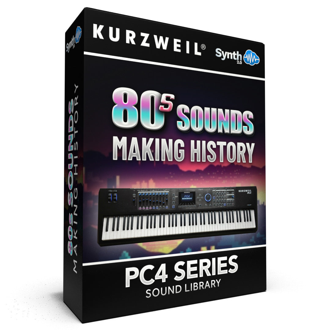 SCL230 - ( Bundle ) - 80s Sounds Making History + Coverlogia V1 - Kurzweil PC4