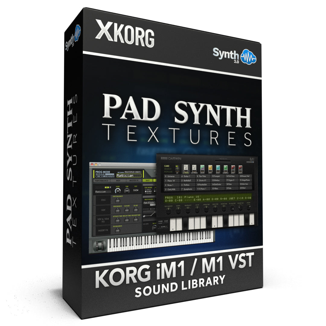 TPL062 - Pad Synth Textures - Korg iM1 - Korg M1 VST ( 50 presets )