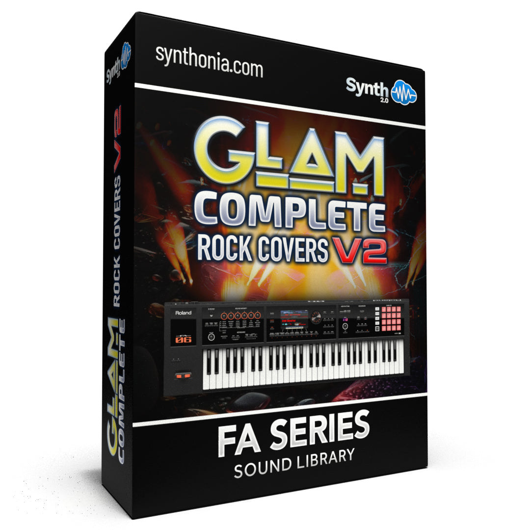 DRS019 - Glam - Complete Rock Covers V2 - FA Series ( 19 presets )