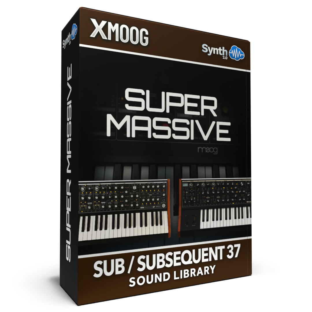 LDX055 - Super Massive - Moog Sub 37 / Subsequent 37 ( 85 presets )