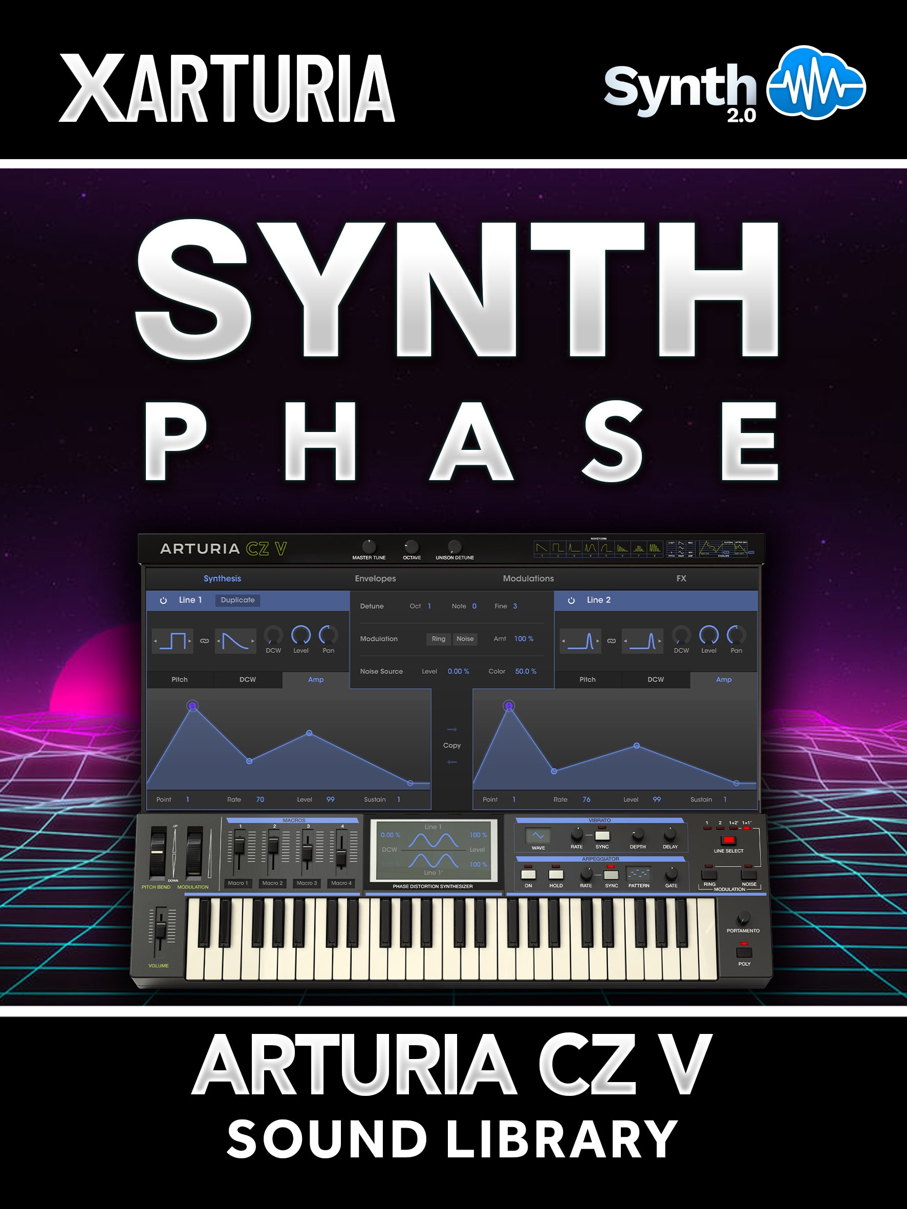 TPL046 - Synth Phase - Arturia CZ V ( 64 presets )