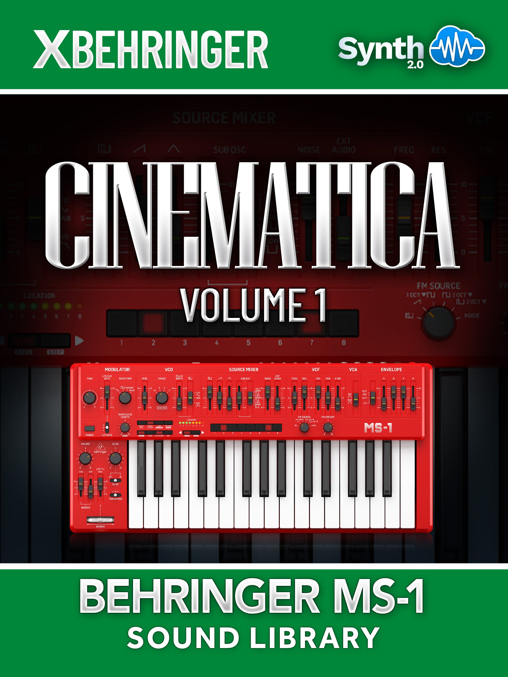 OTL009 - Cinematica Vol.1 - Behringer MS-1 ( 40 presets )