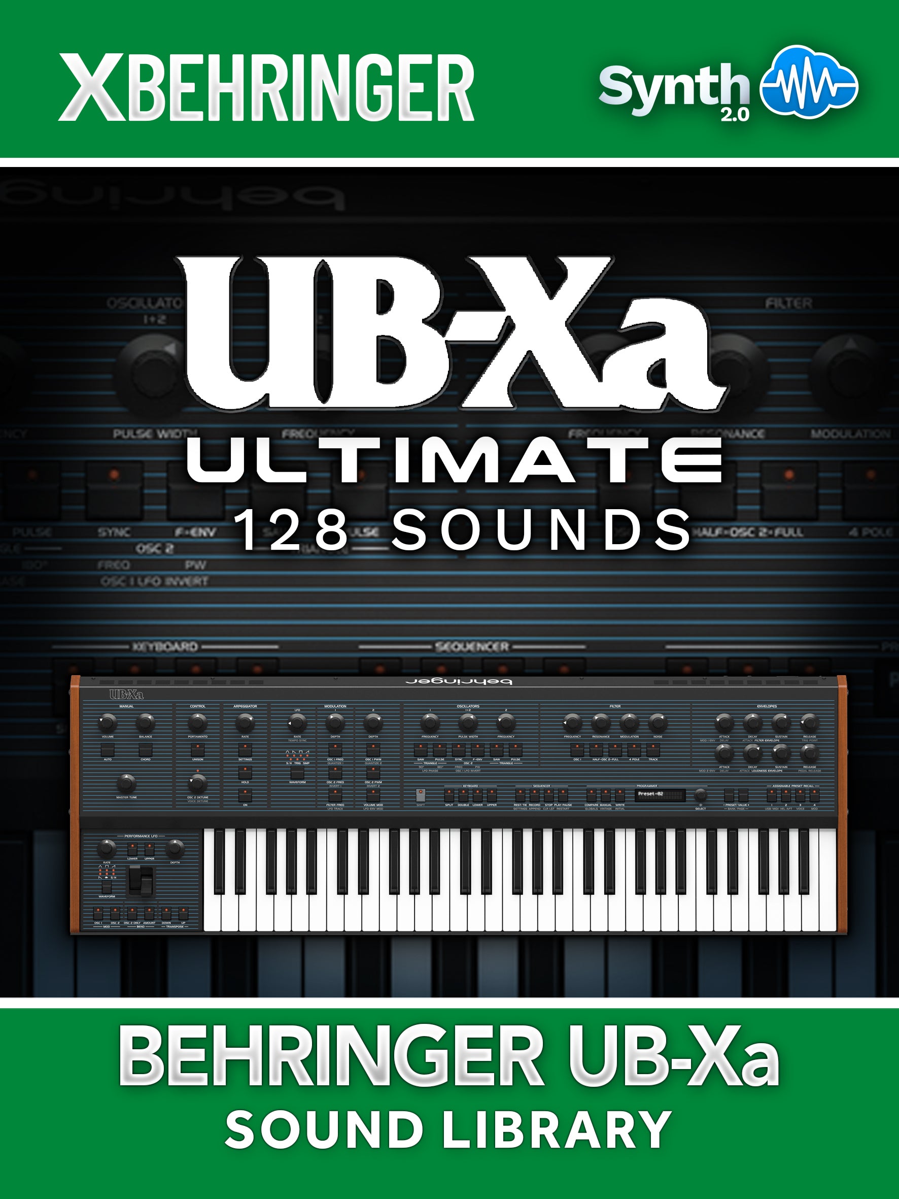 DRS067 - UB-Xa Ultimate Sound Bank - Behringer UB-Xa ( 128 presets )