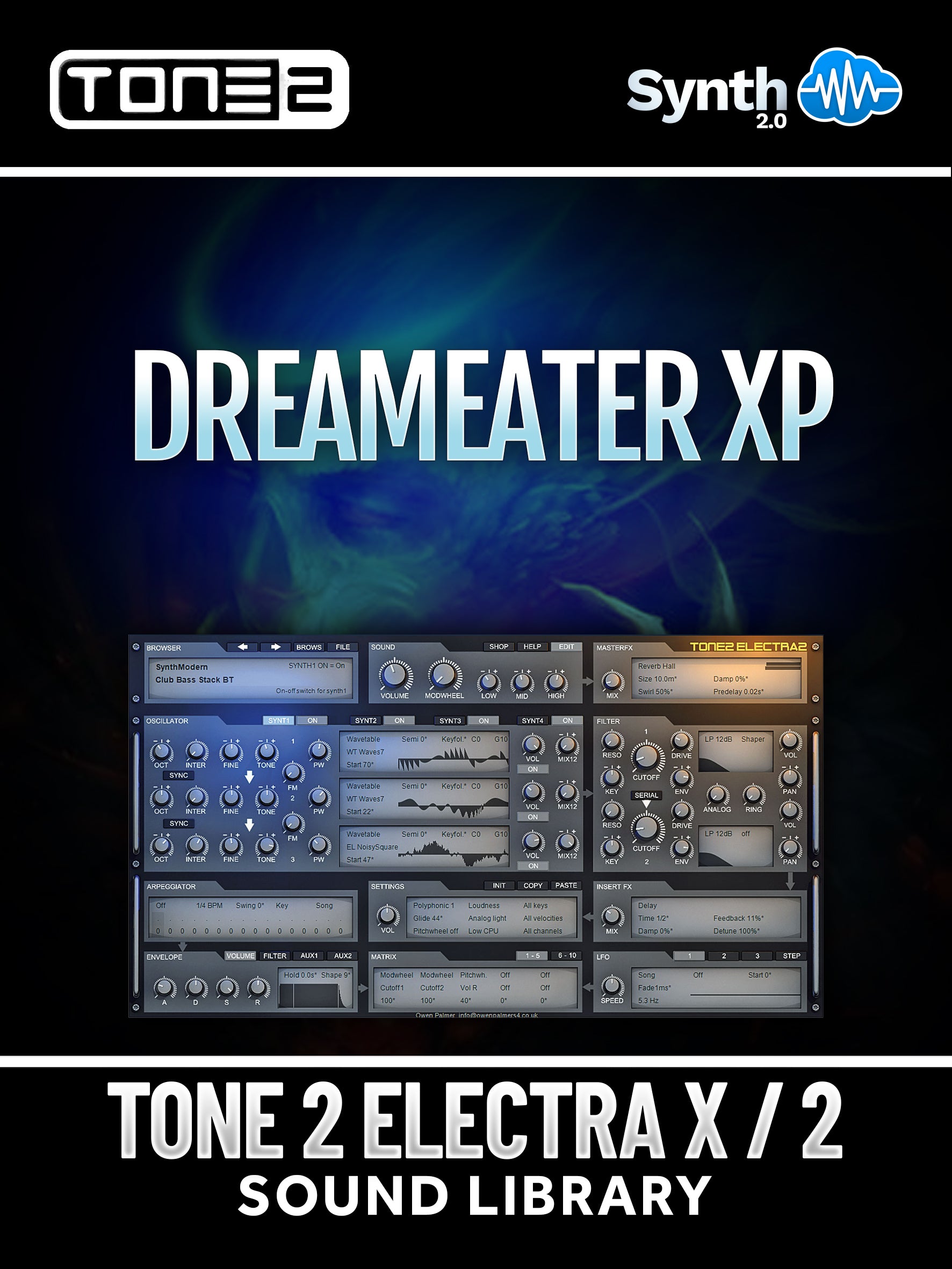 SSL022 - Dreameater XP - Tone 2 Electra X / 2 ( 30 presets )