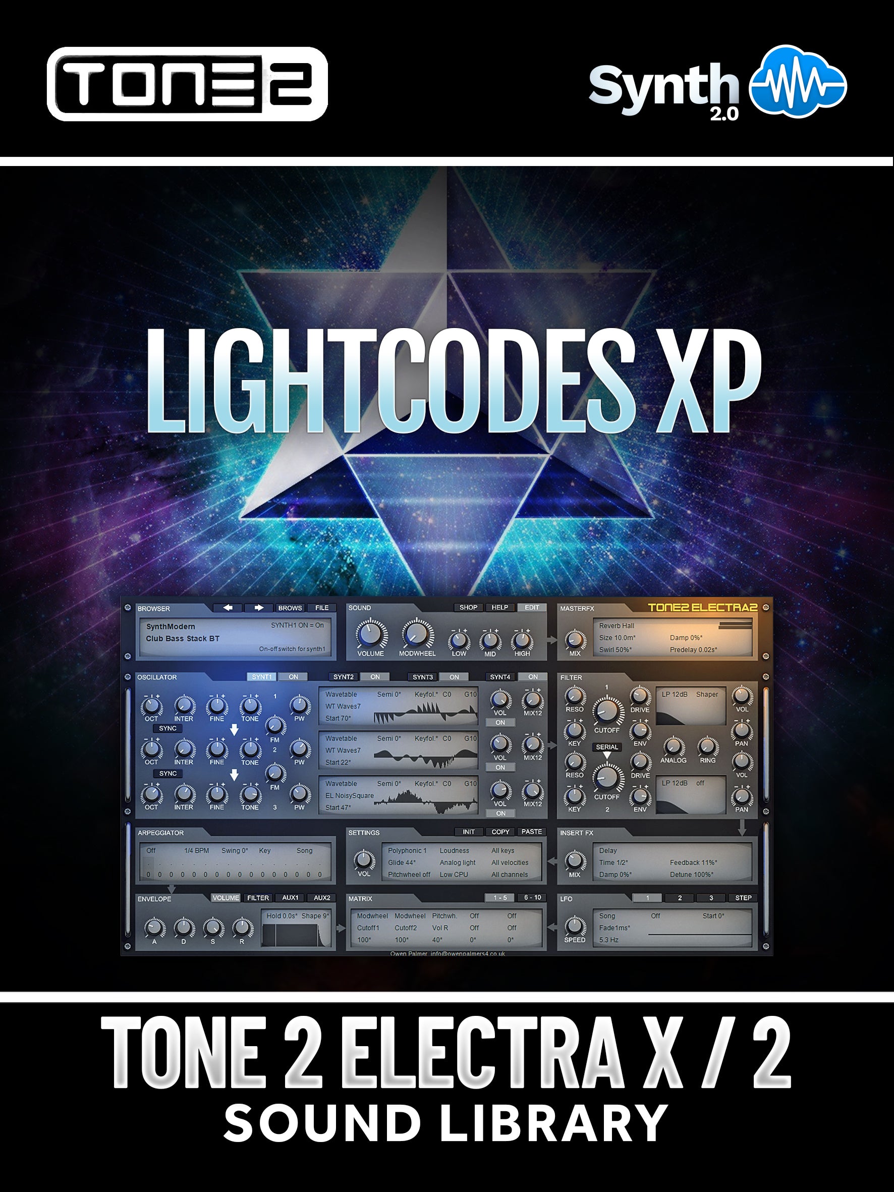 SSL024 - Lightcodes XP - Tone 2 Electra X / 2 ( 30 presets )