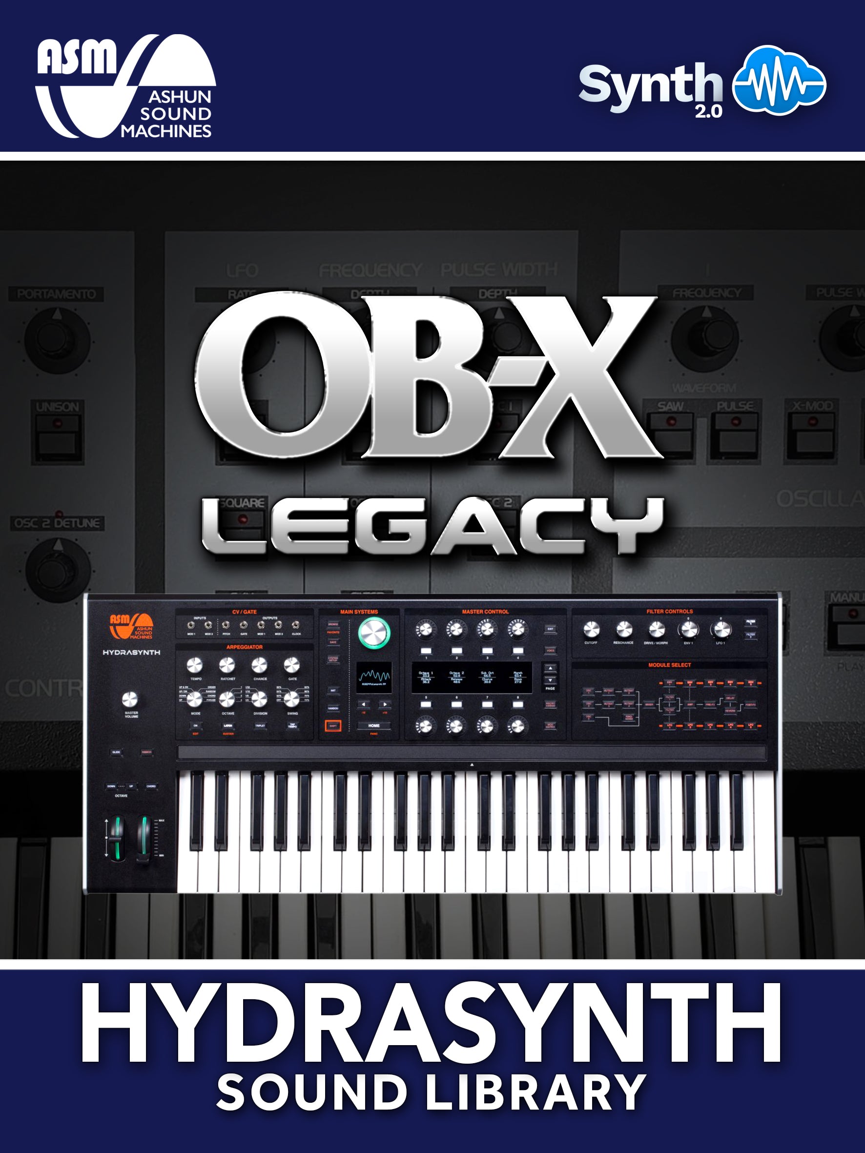 DRS070 - OB-X Legacy - ASM Hydrasynth Series ( 32 presets )