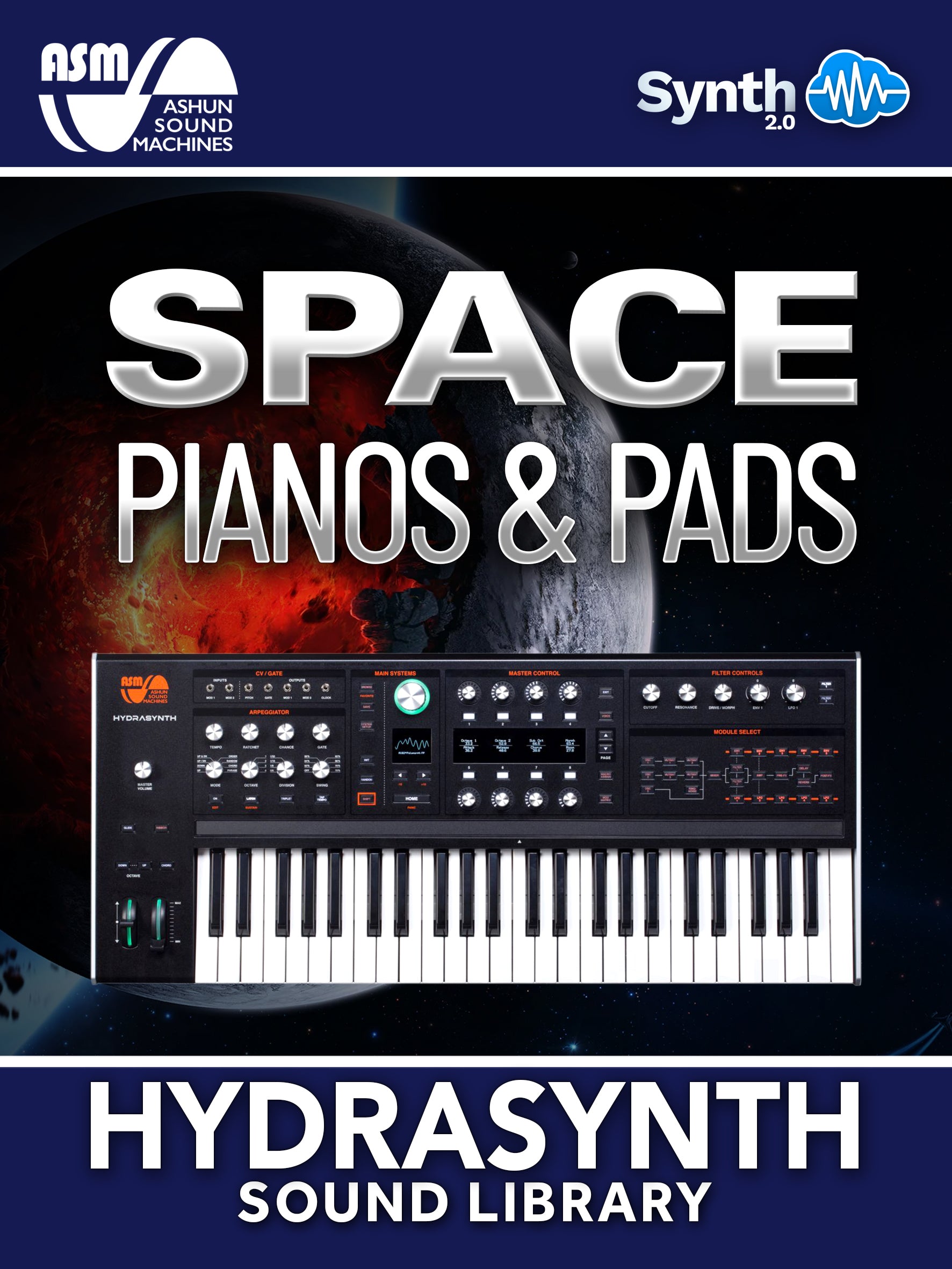 SCL440 - ( Bundle ) - Space Pianos & Pads + Space Explorations - ASM Hydrasynth Series