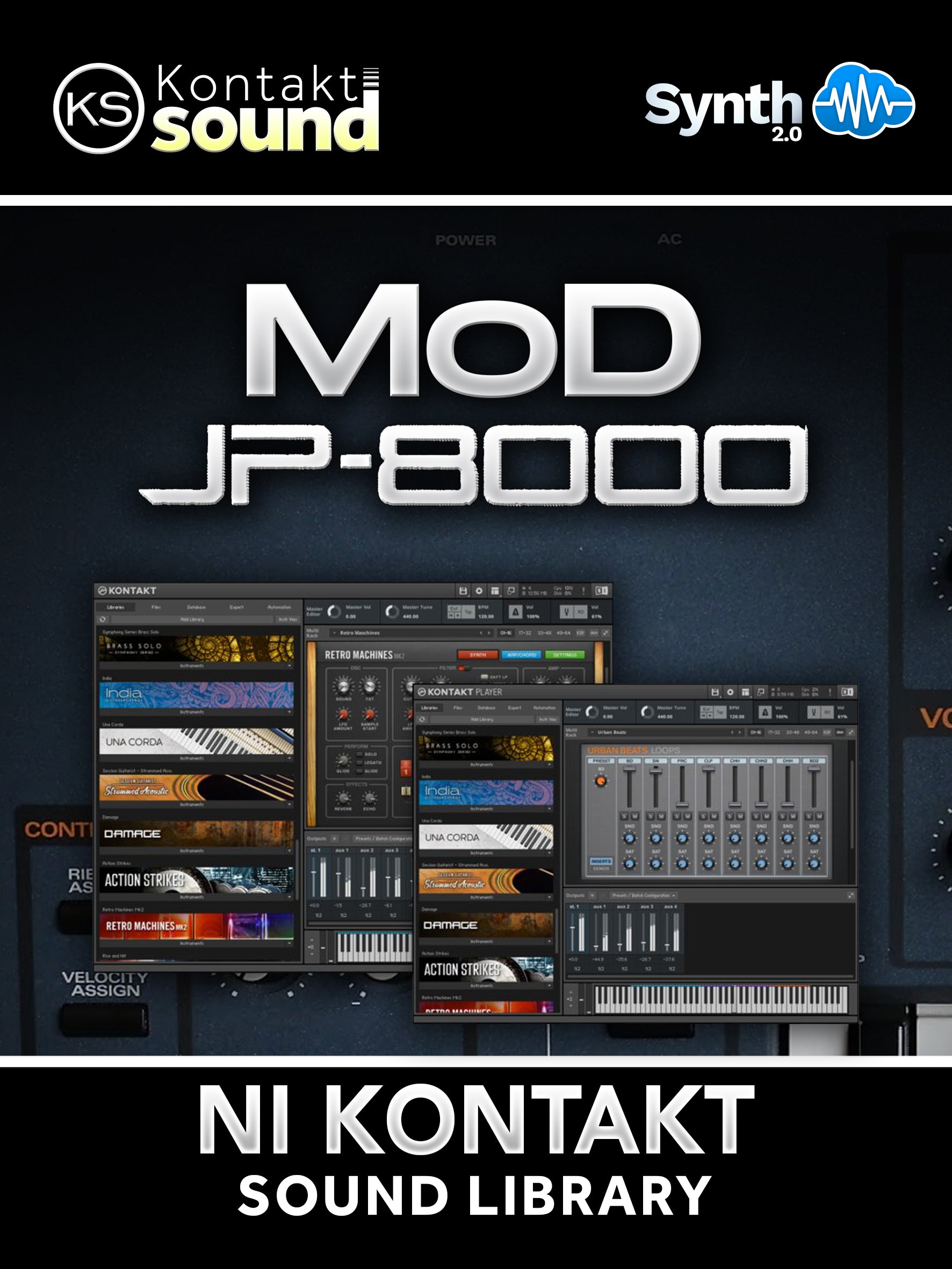 MDL001 - MoD JP-8000 - Native Instruments Kontakt ( 55 presets )