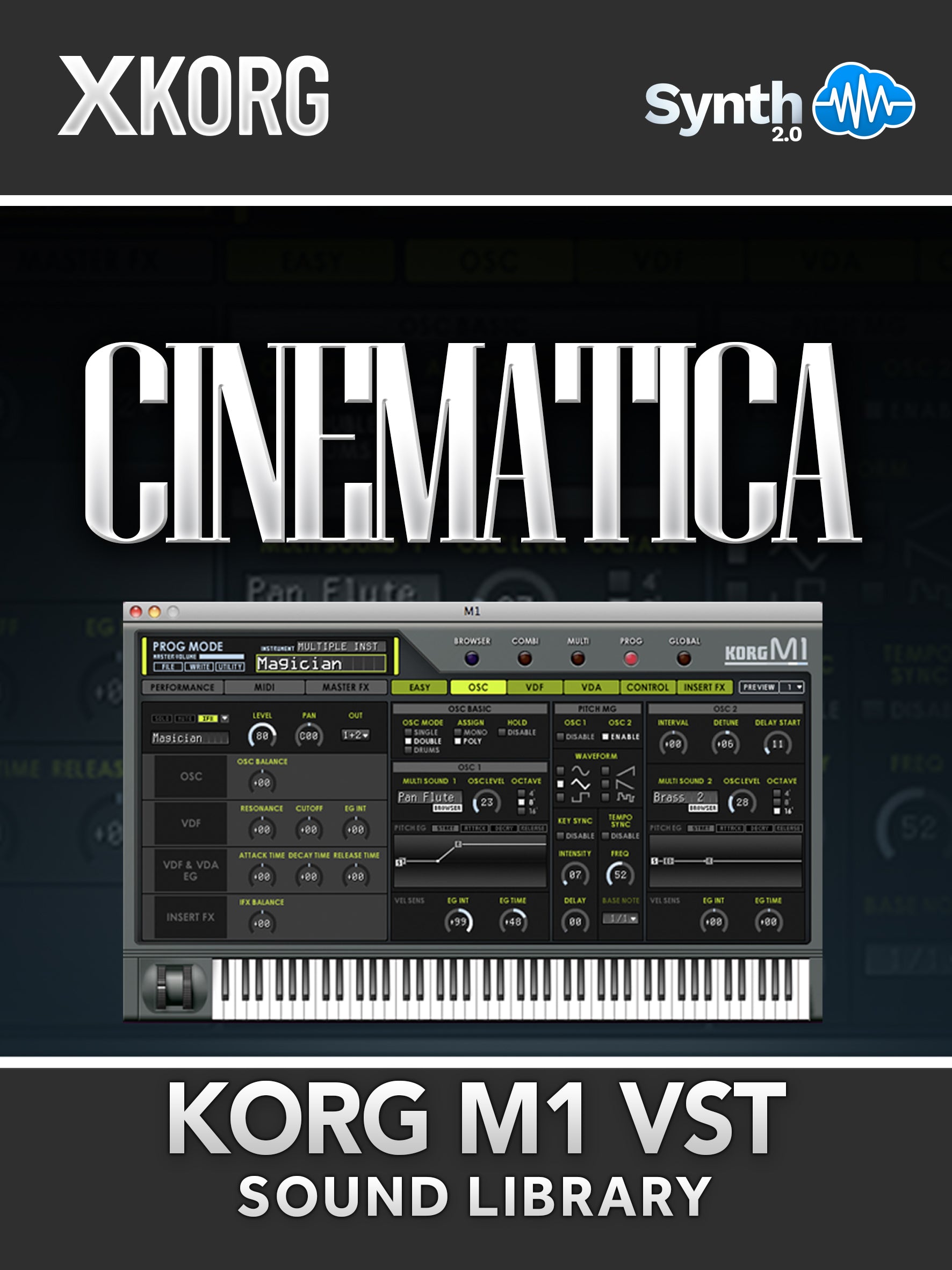 LFO155 - ( Bundle ) - Cinematica + Best Analog & Ambient Sounds - Korg M1 VST