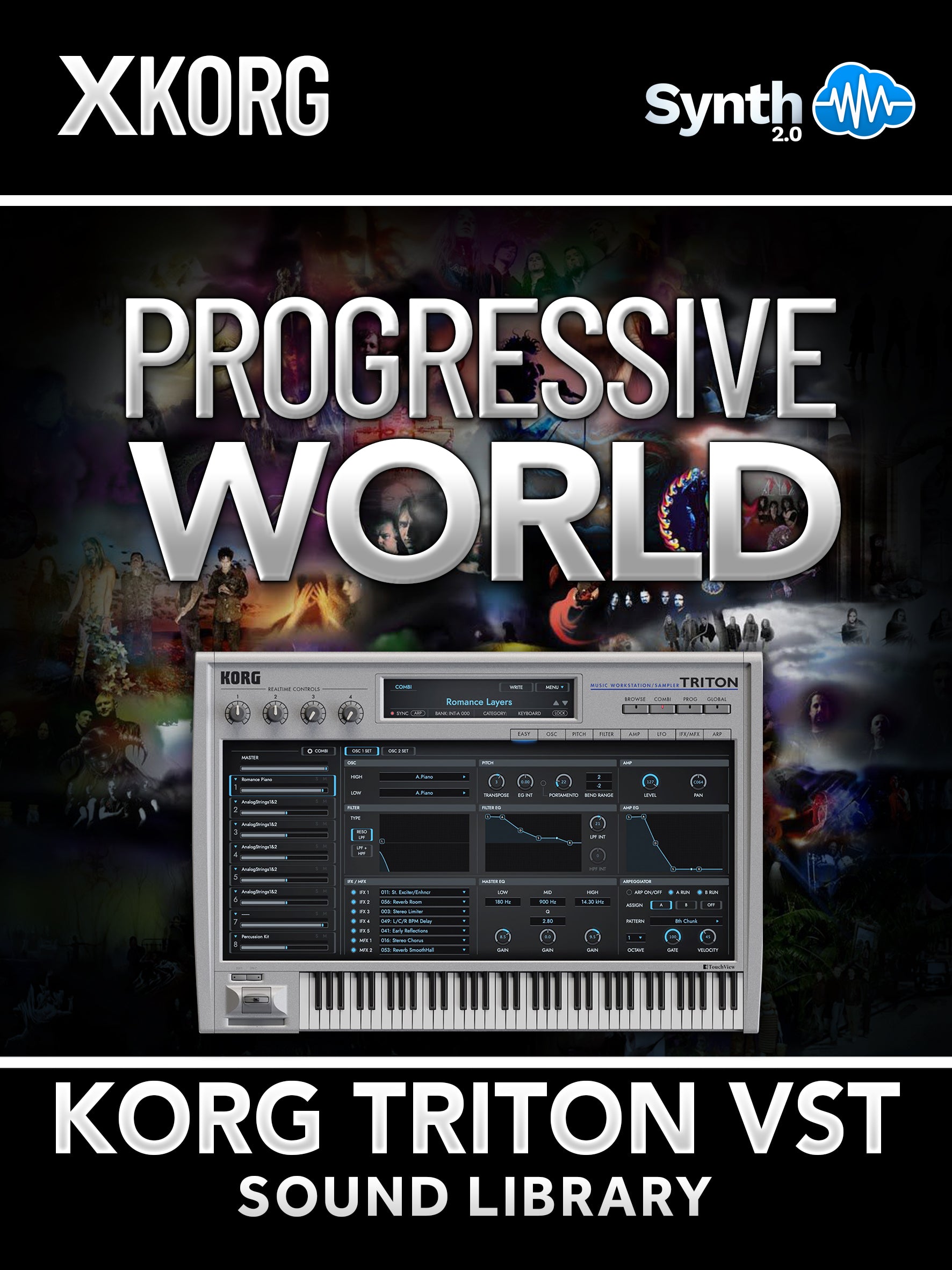 SSX111 - Progressive World - Korg Triton VST ( 33 presets )