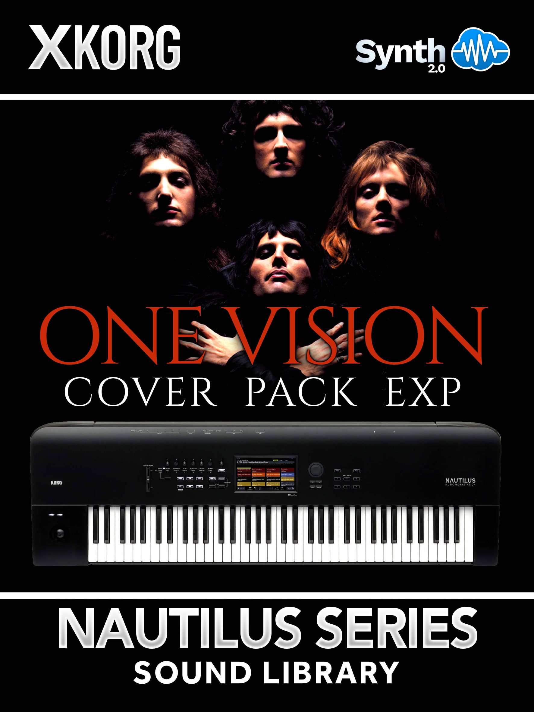 DRS040 - One Vision Cover EXP - Korg Nautilus Series ( 52 presets )