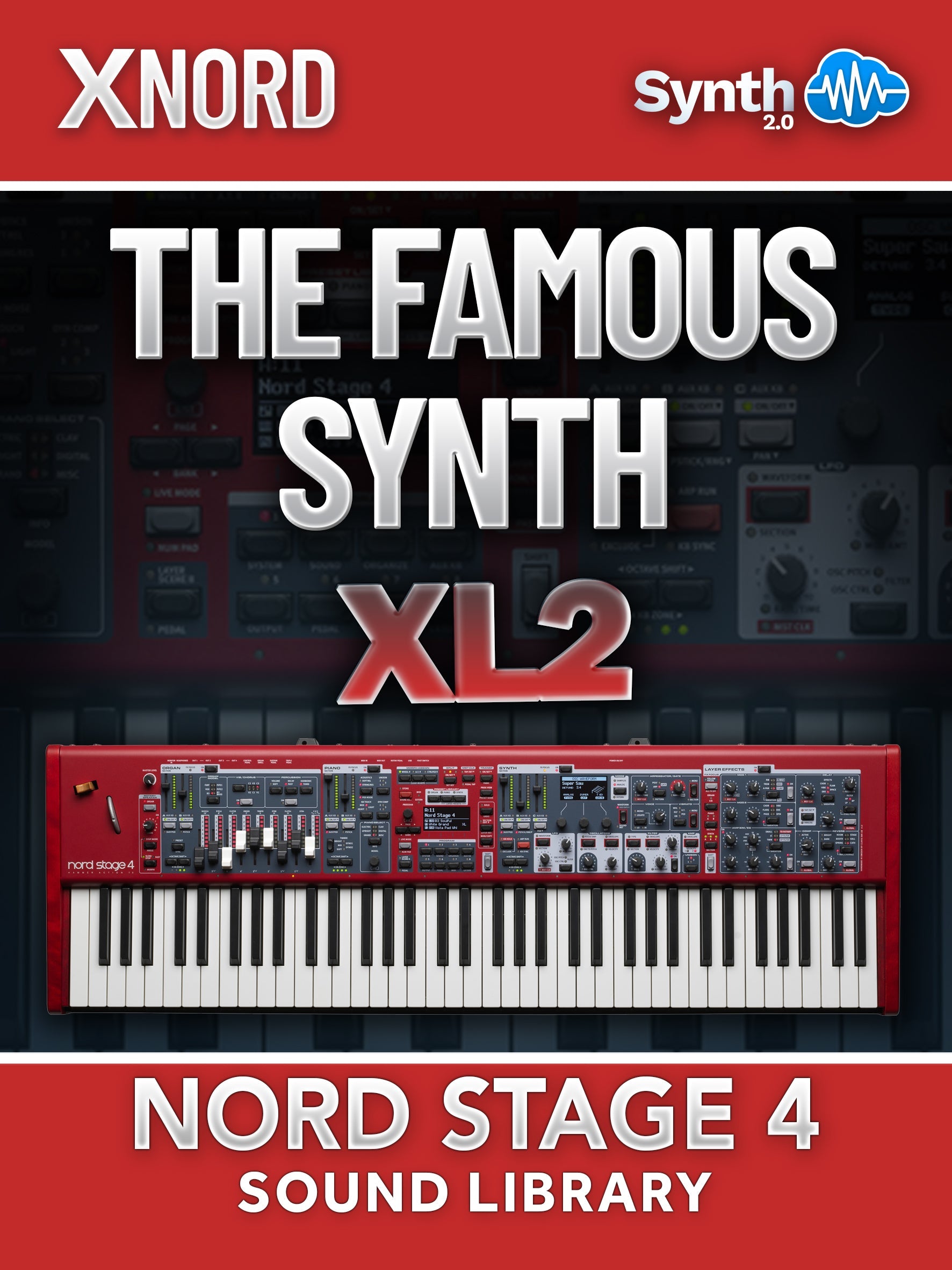 SLL025 - ( Bundle ) - The Famous Synth XL + The Famous Synth XL V2 - Nord Stage 4