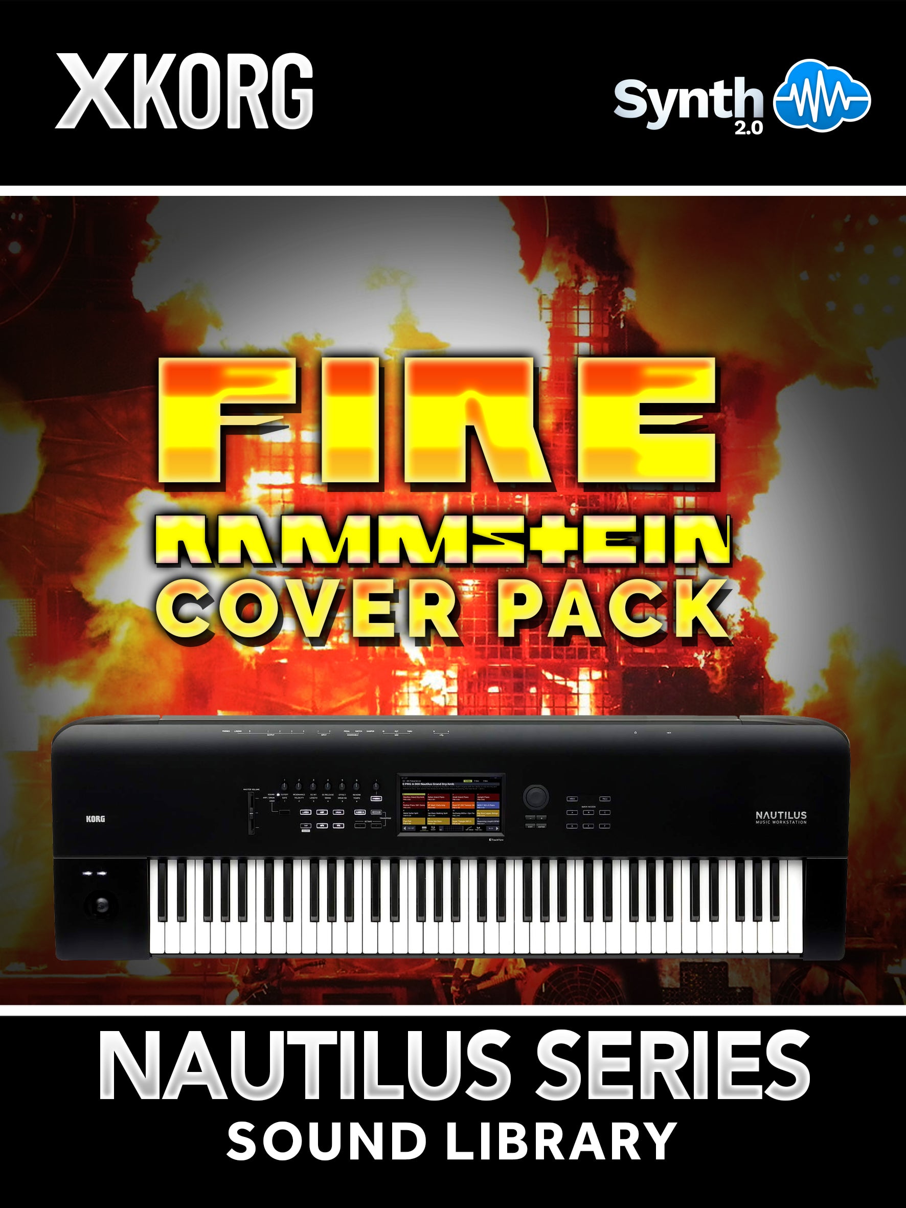 SKL015 - FIRE - Rammstein Cover Pack - Korg Nautilus Series ( 35 presets )