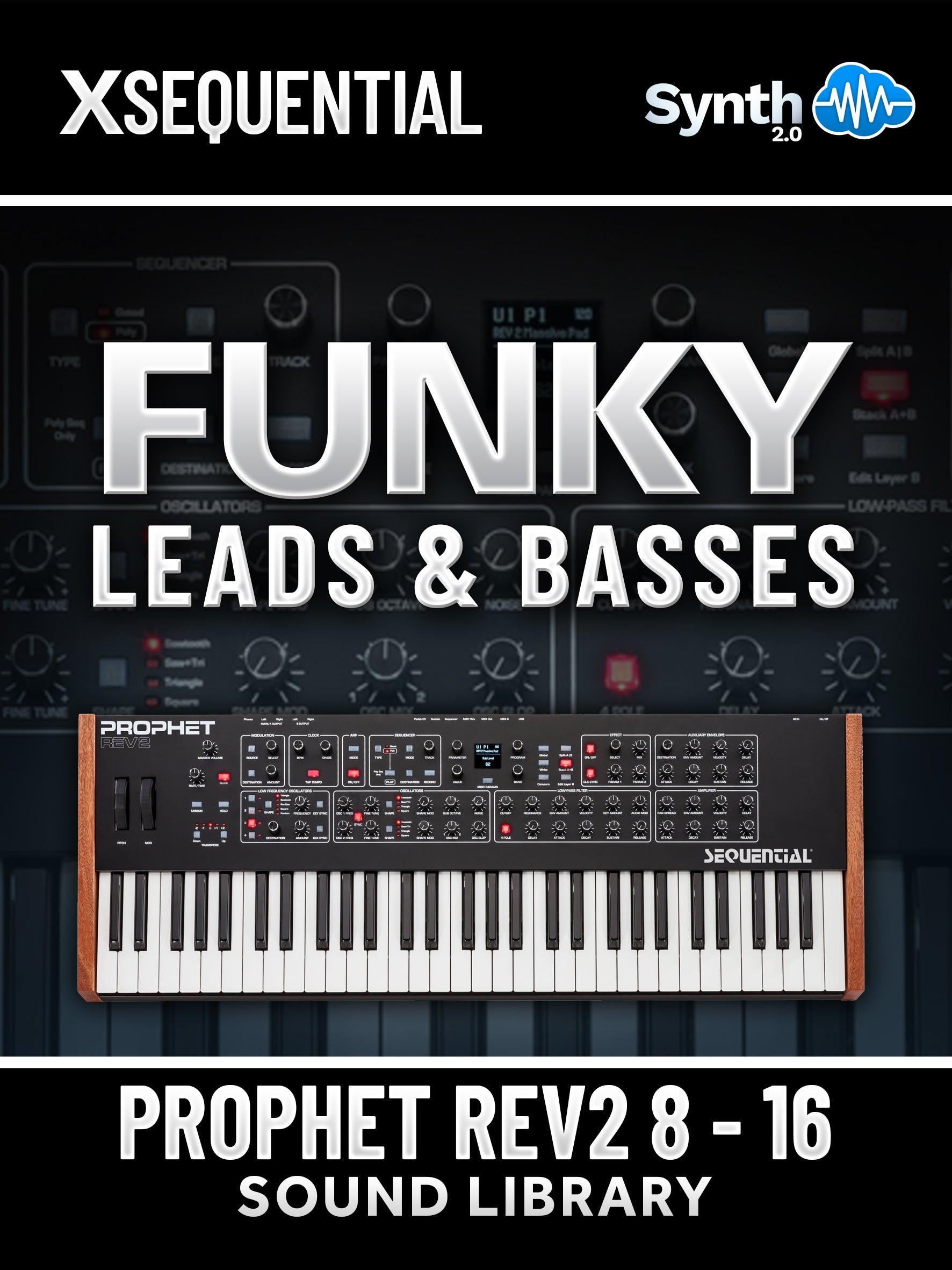 APL018 - Funky Leads & Basses - Sequential Prophet Rev2 ( 60 presets )