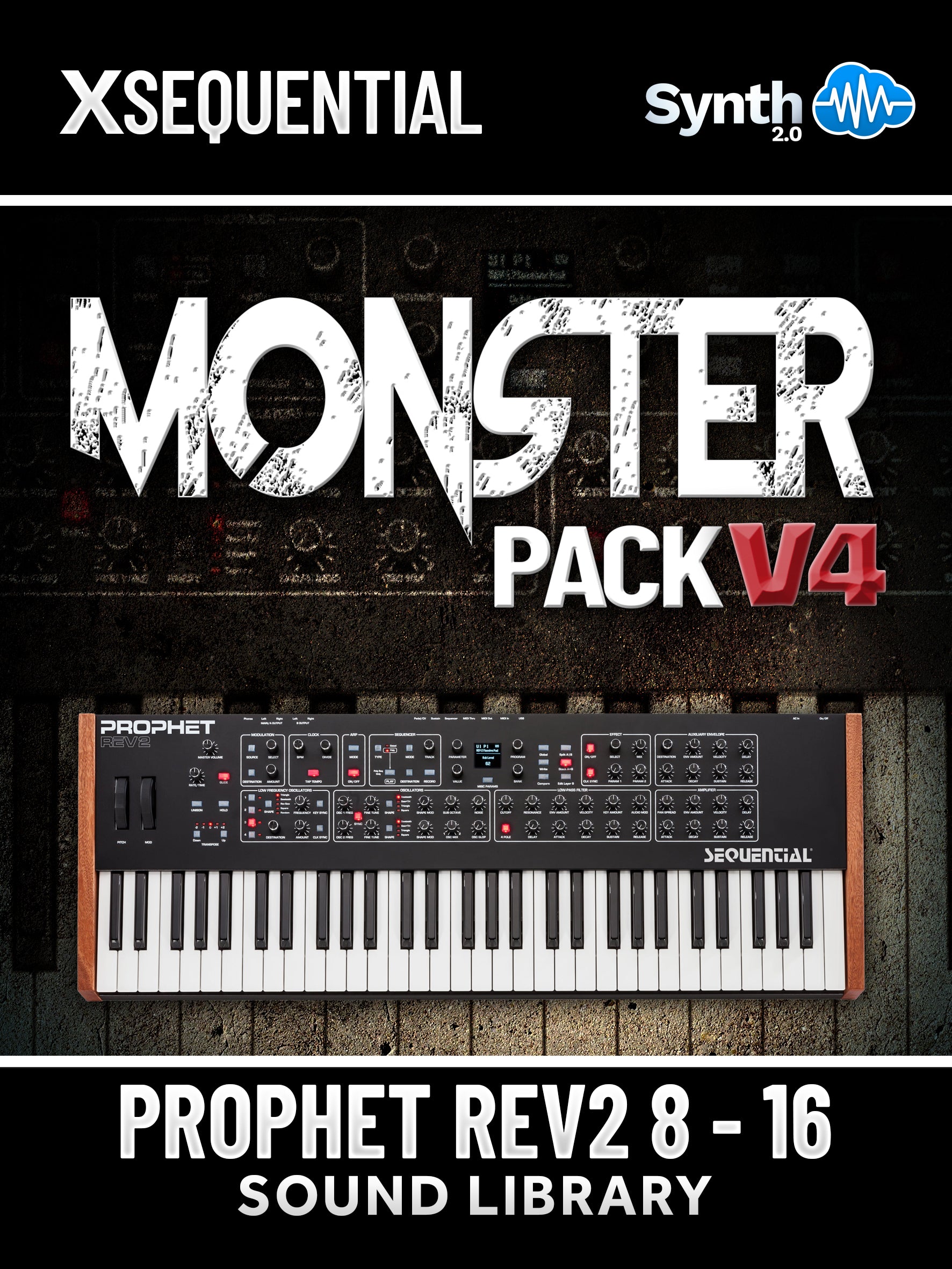SCL451 - Monster Pack V4 - Sequential Prophet Rev2 ( 8 - 16 voices )