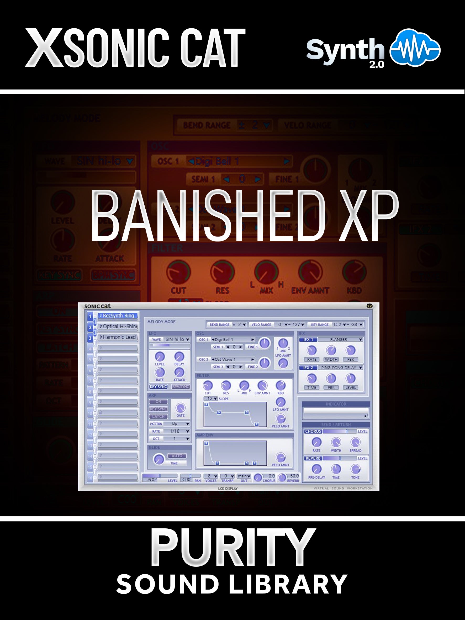 SSL017 - Banished XP - Sonic Cat Purity ( 40 presets )