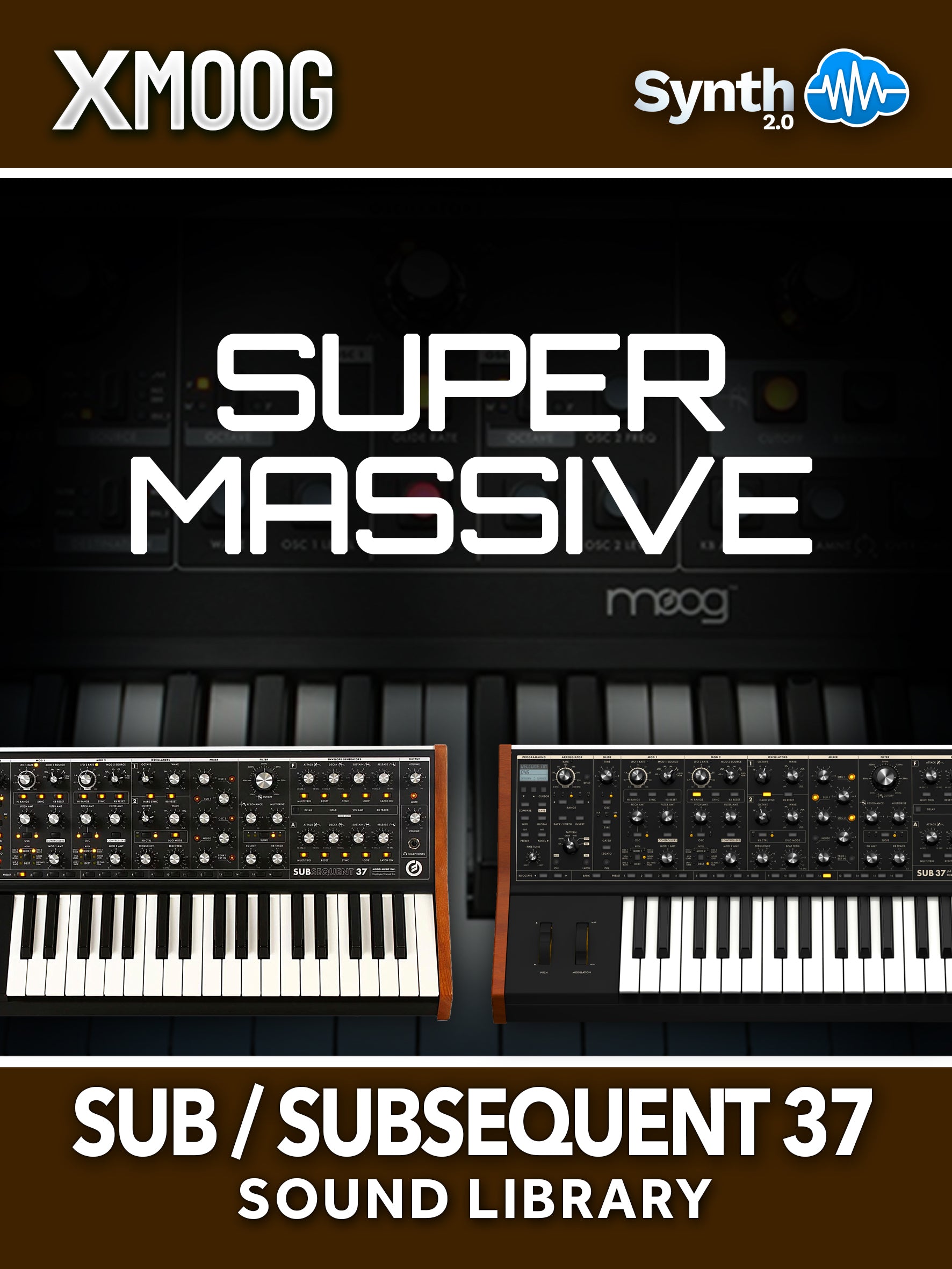 LDX055 - Super Massive - Moog Sub 37 / Subsequent 37 ( 85 presets )