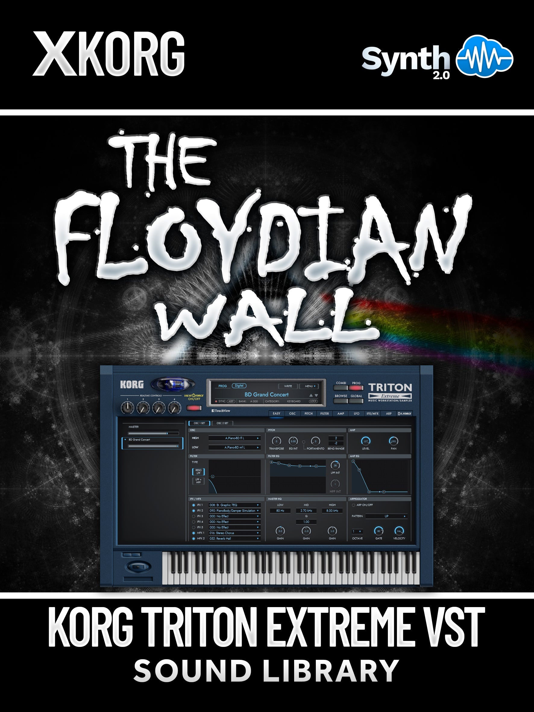 SCL486 - ( Bundle ) - The Floydian Wall + I&W Covers - Korg Triton EXTREME VST