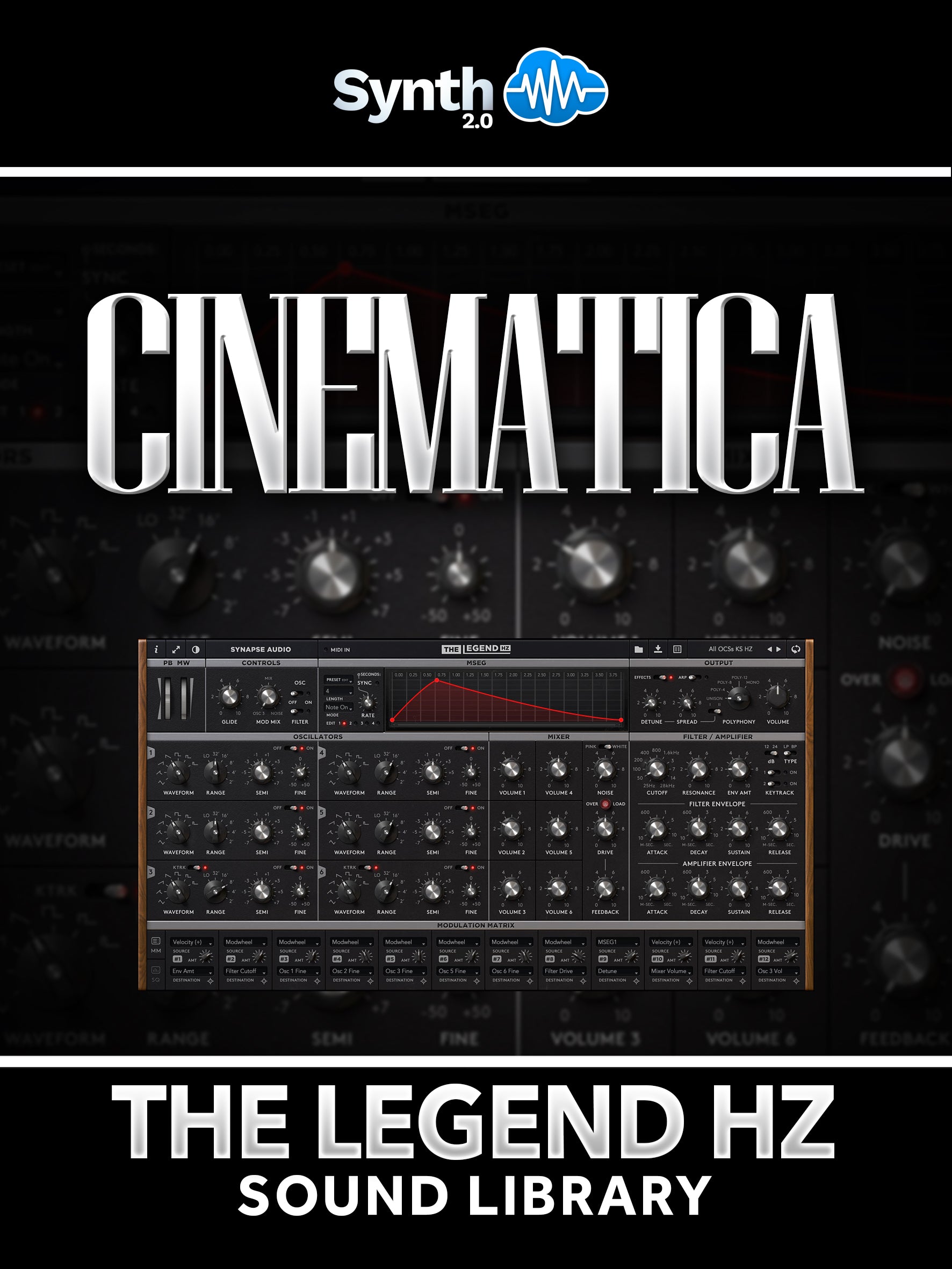 OTL009 - Cinematica Vol.1 - Synapse Audio Legend HZ ( 51 presets )