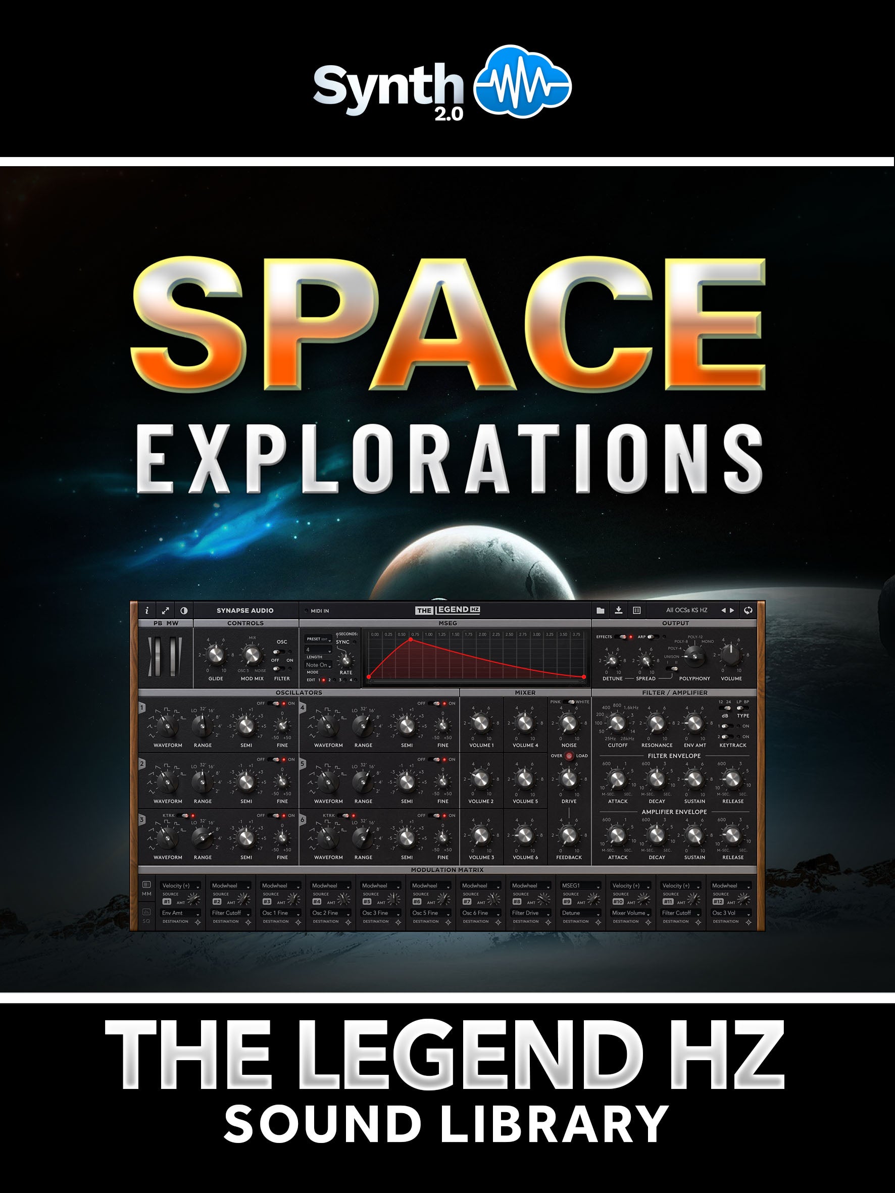 OTL020 - Space Explorations - Synapse Audio Legend HZ ( 50 presets )