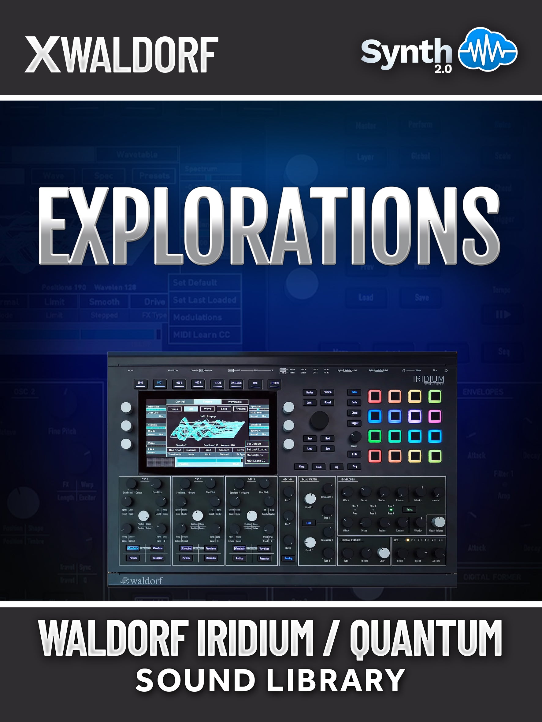 OTL007 - Explorations - Waldorf Iridium / Quantum ( 52 presets )