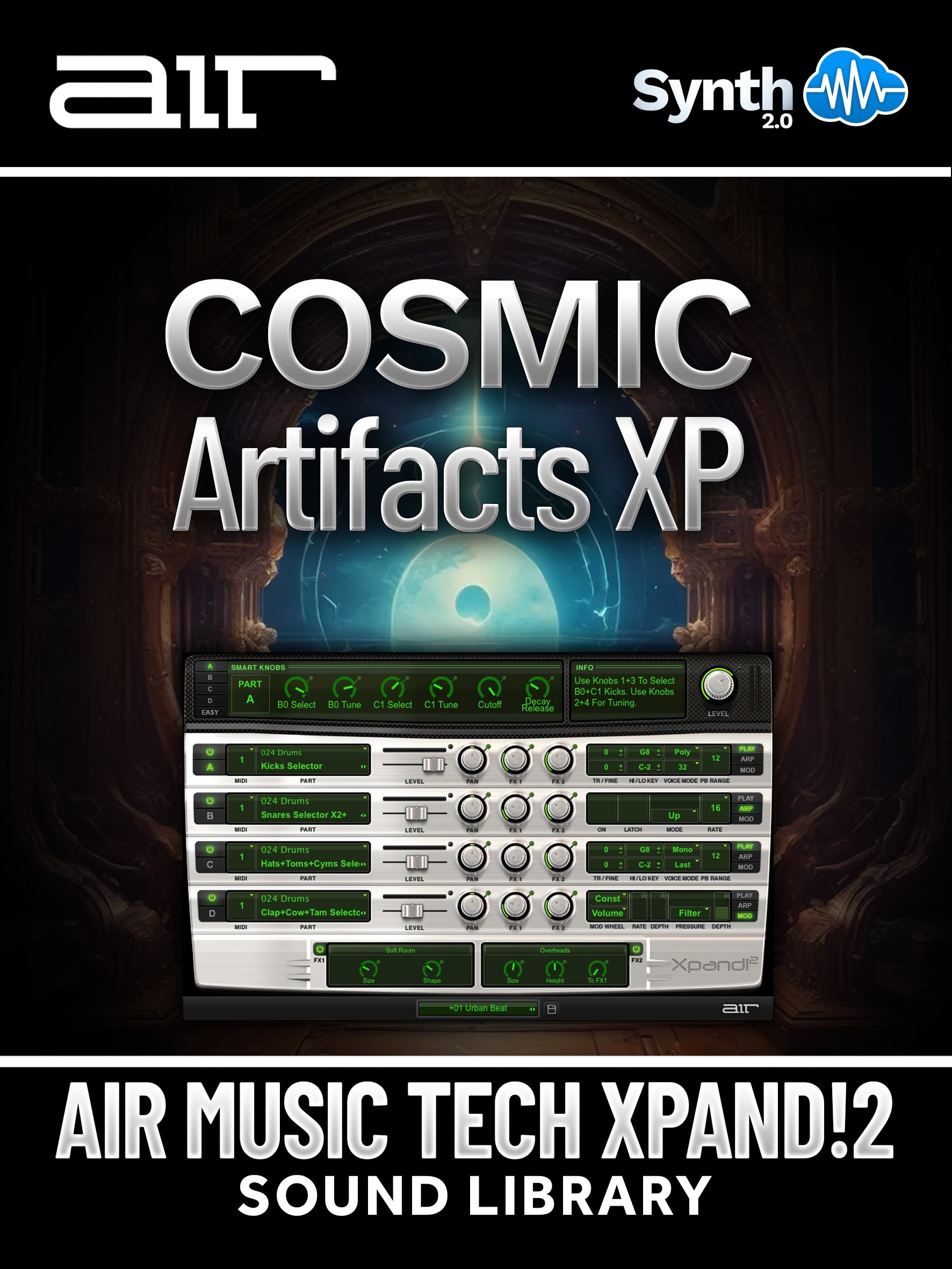 SSL019 - Cosmic Artifacts XP - Air Music Tech Xpand!2 ( 40 presets )