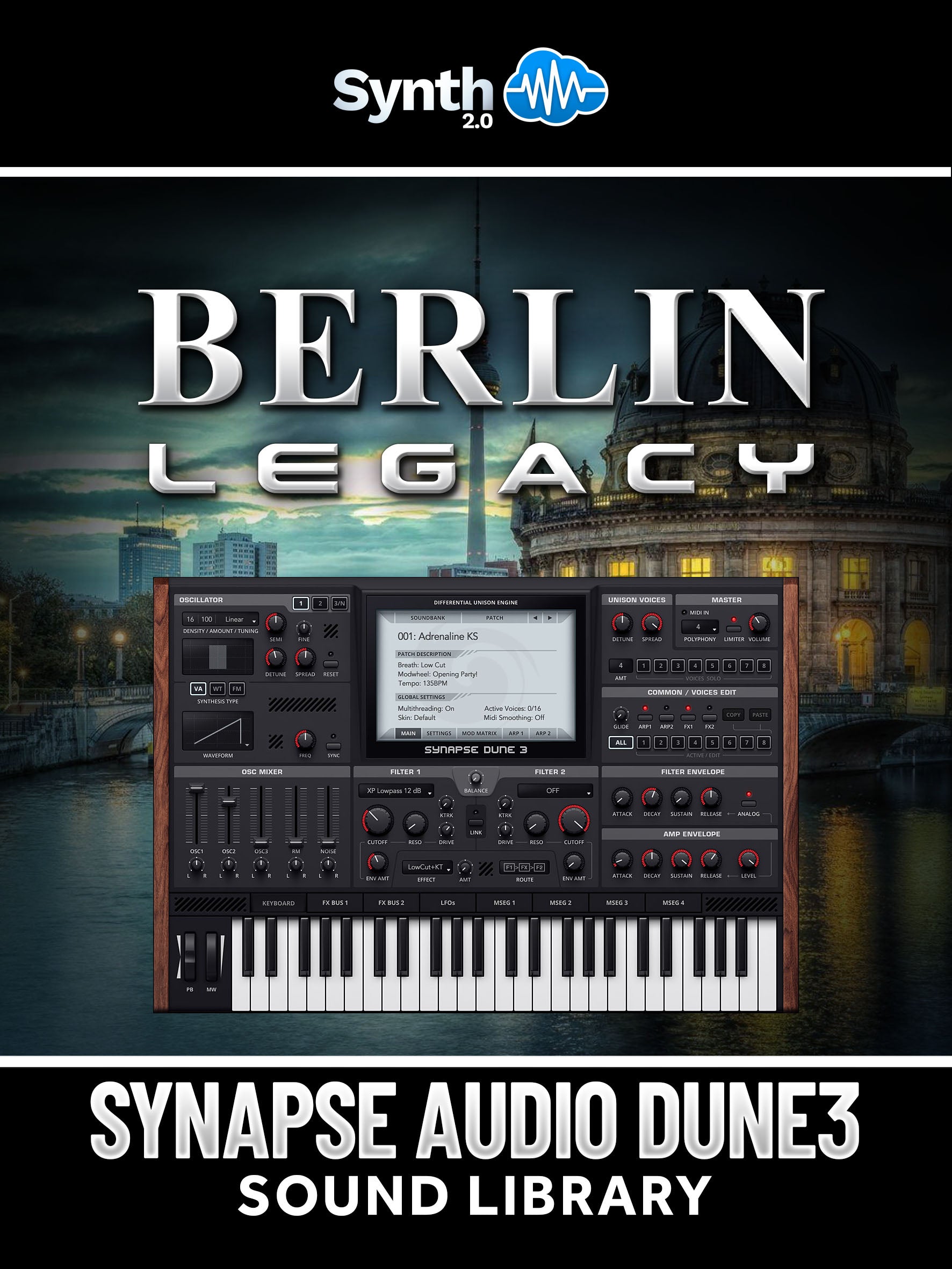 OTL087 - Berlin Legacy - Synapse Audio Dune 3 ( 50 presets )