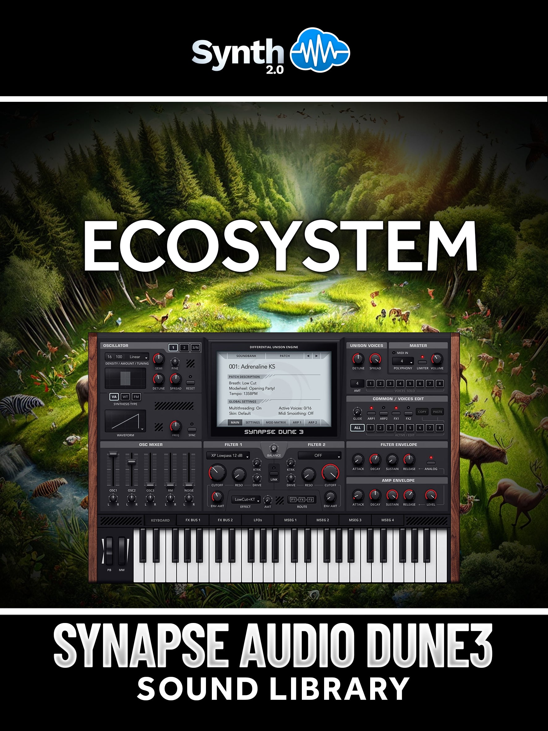 OTL082 - Ecosystem - Synapse Audio Dune 3 ( 50 presets )