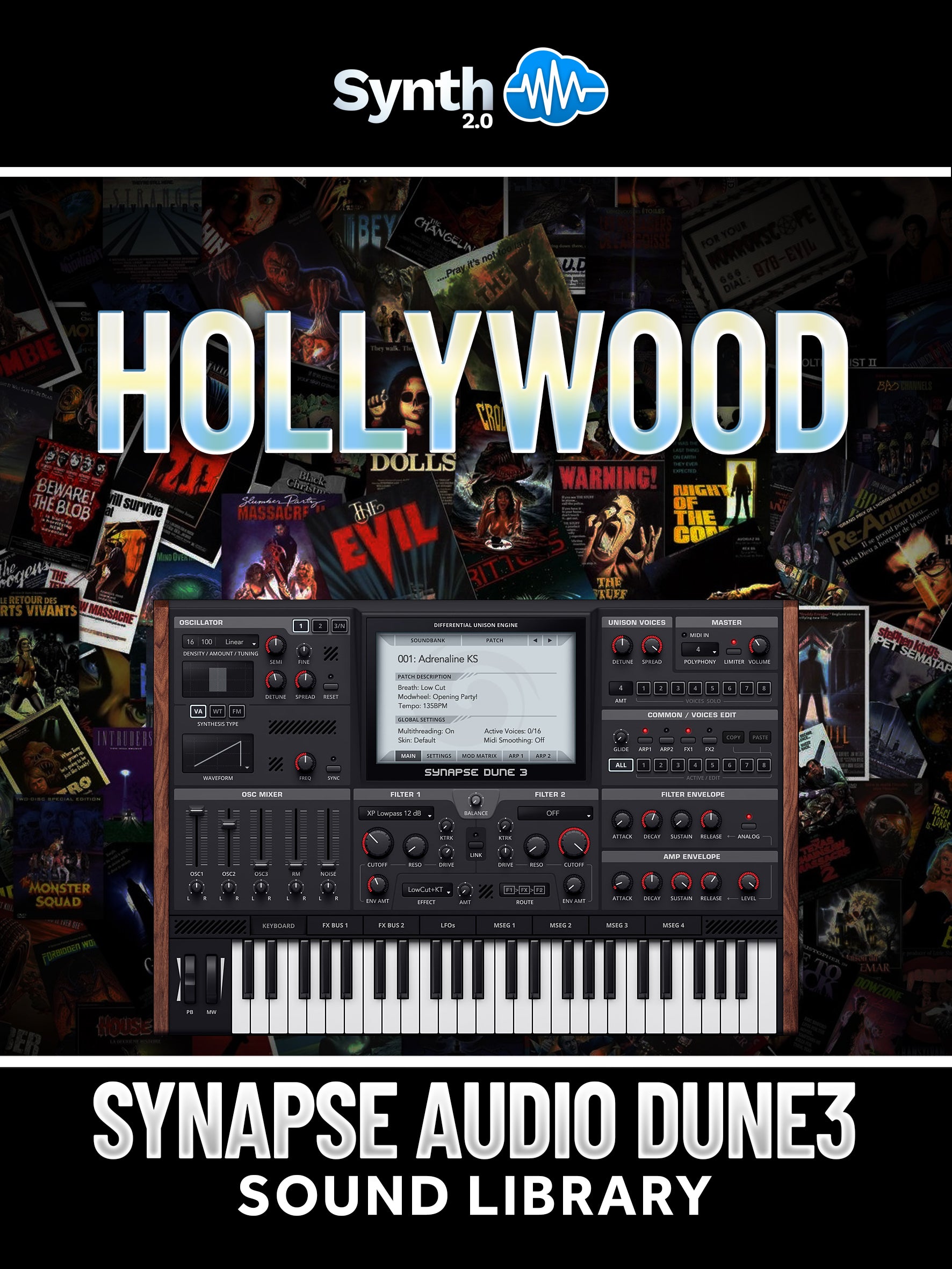 OTL071 - ( Bundle ) - Hollywood + Space Explorations - Synapse Audio Dune 3