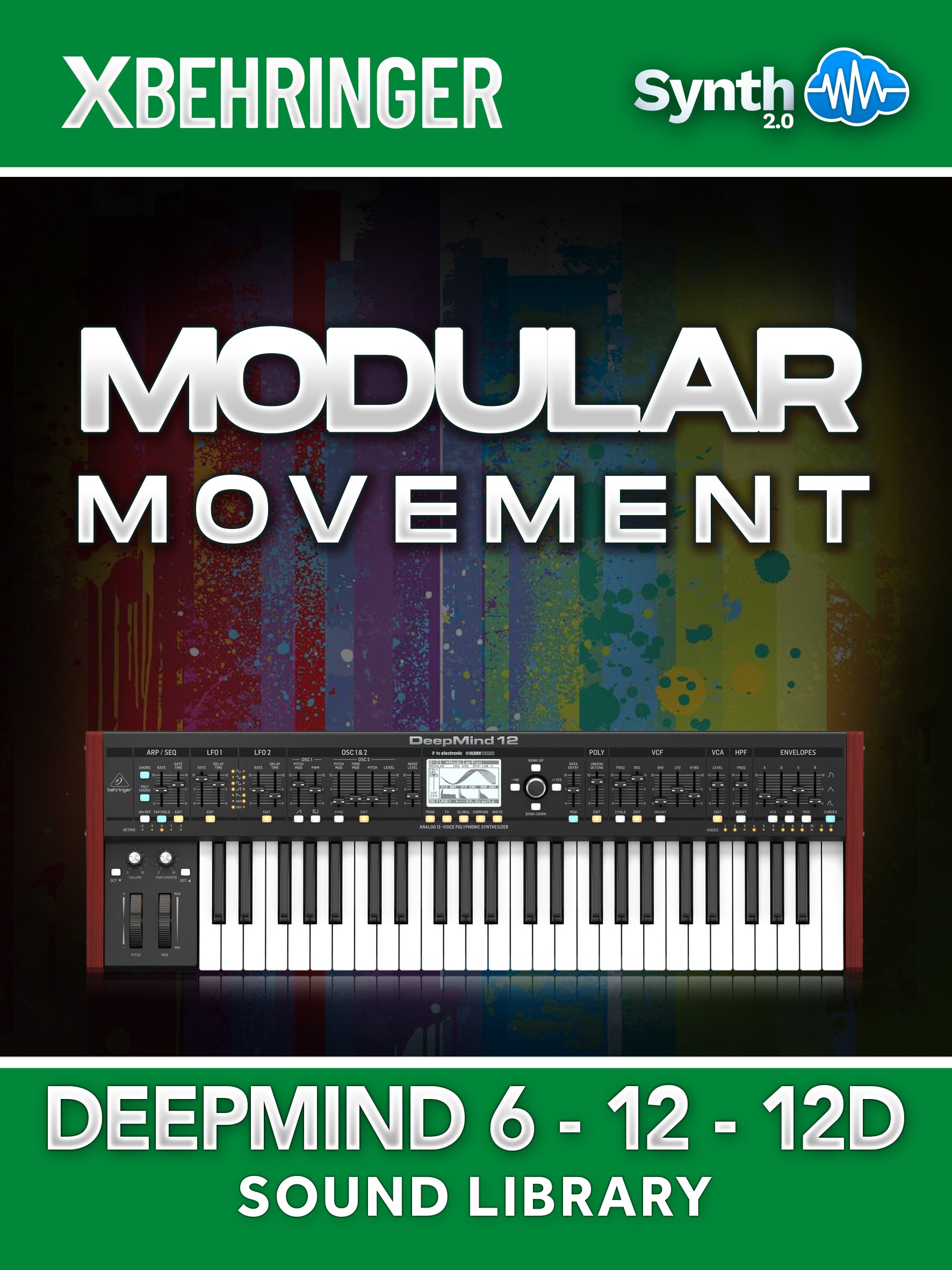 LFO140 - Modular Movement - Behringer Deepmind 6 / 12 / 12D ( 64 presets )